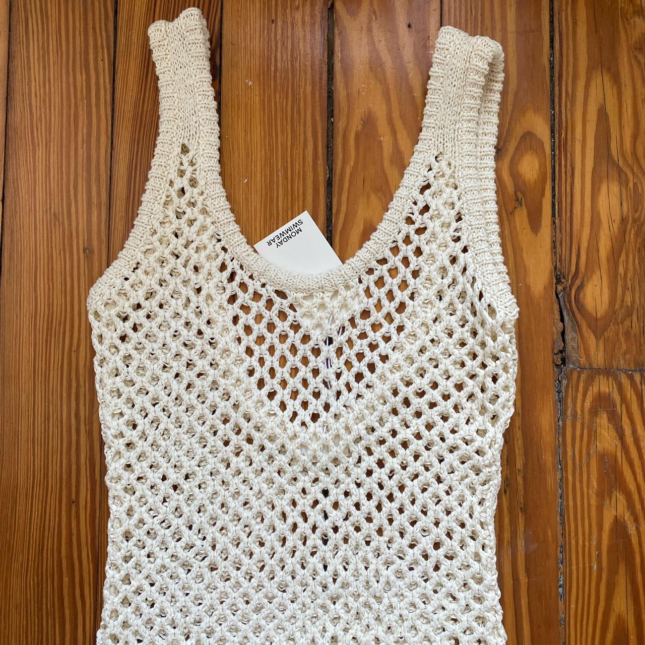 Monday Swimwear hamptons crotchet dress in... Depop