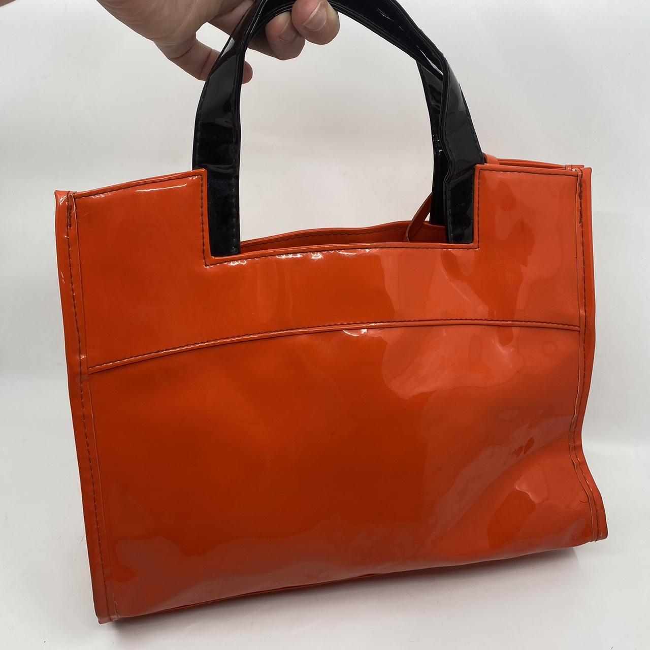 Funky PUPA MILANO Y2k Orange PVC clutch bag... - Depop