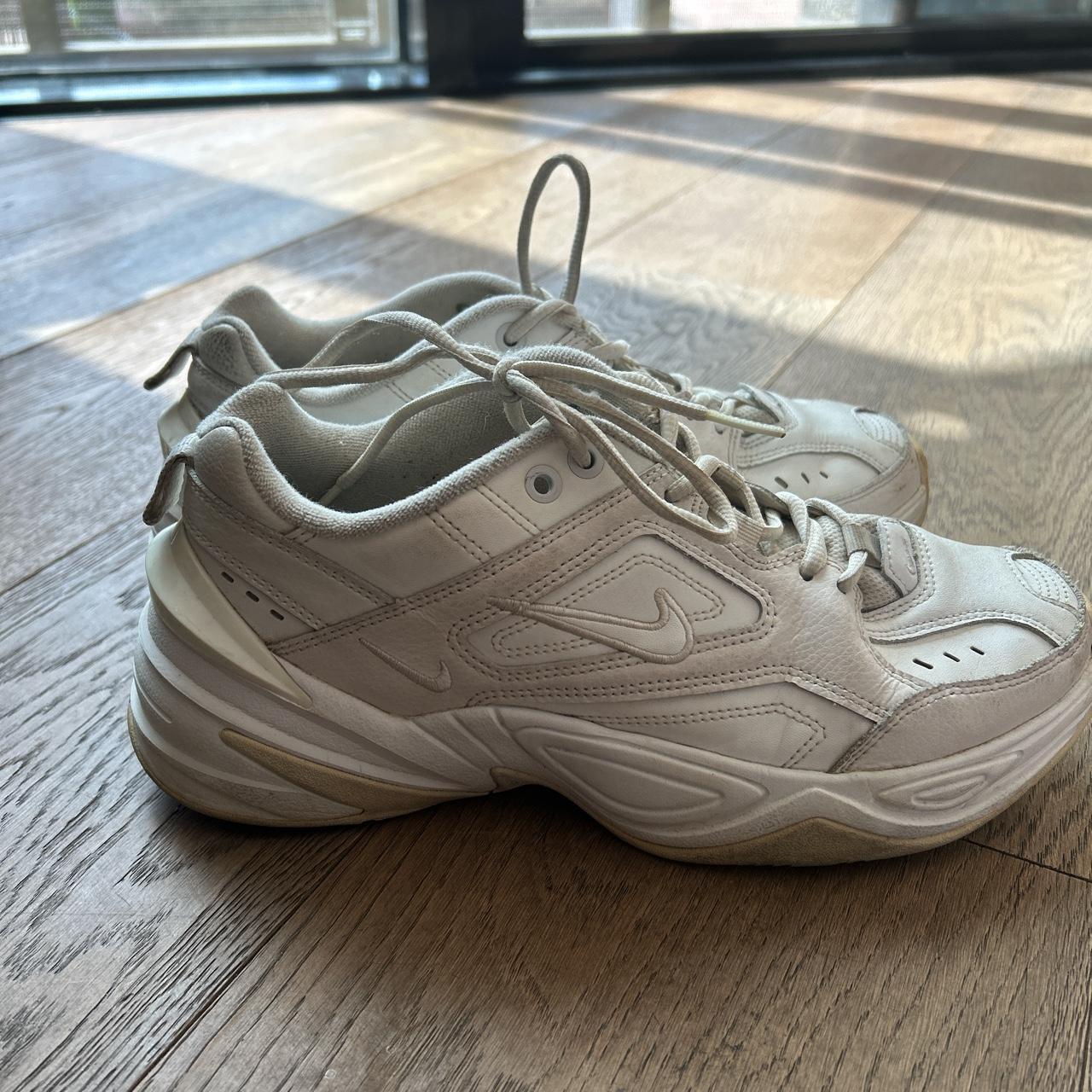 cream nike trainers womens