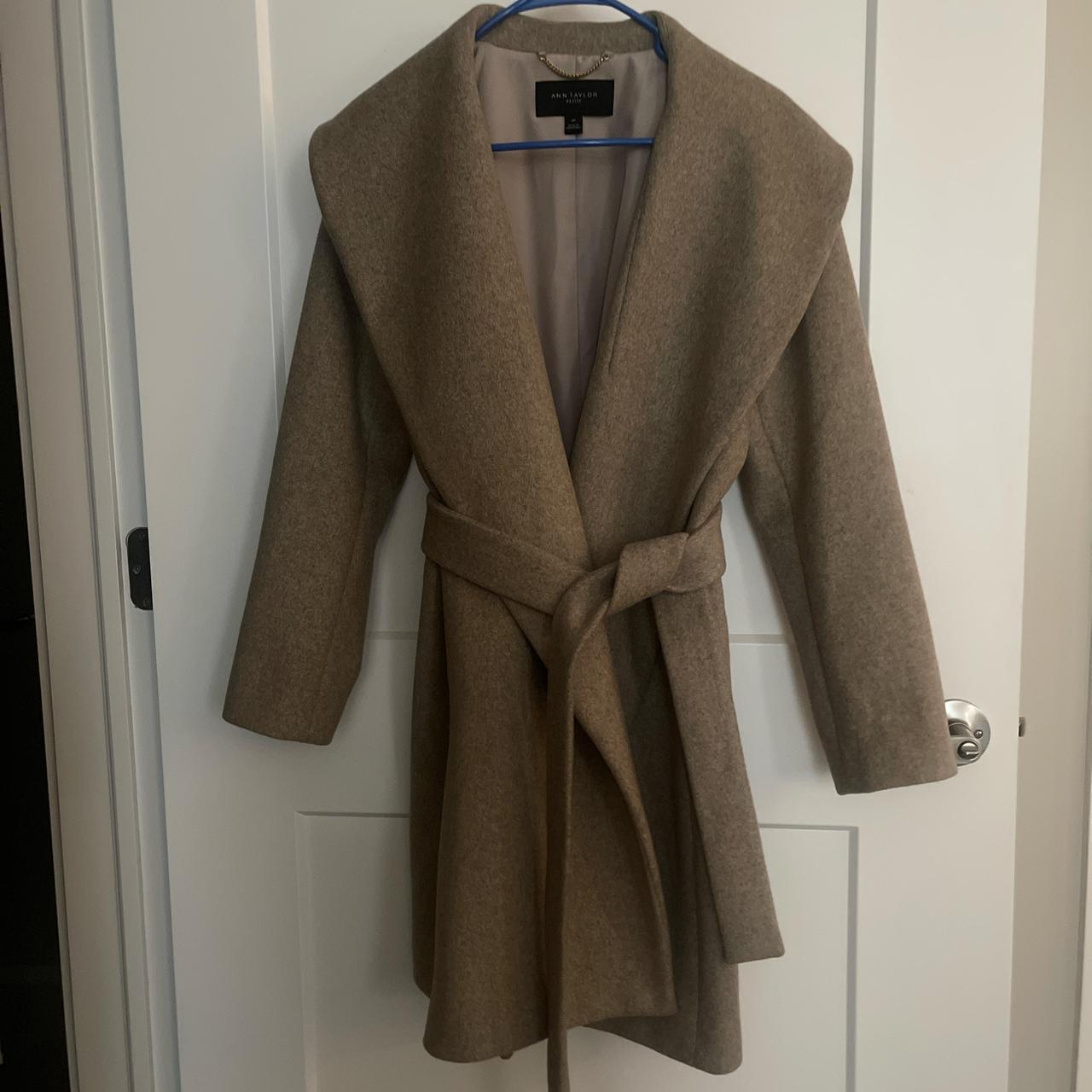 Ann taylor wool wrap coat hotsell