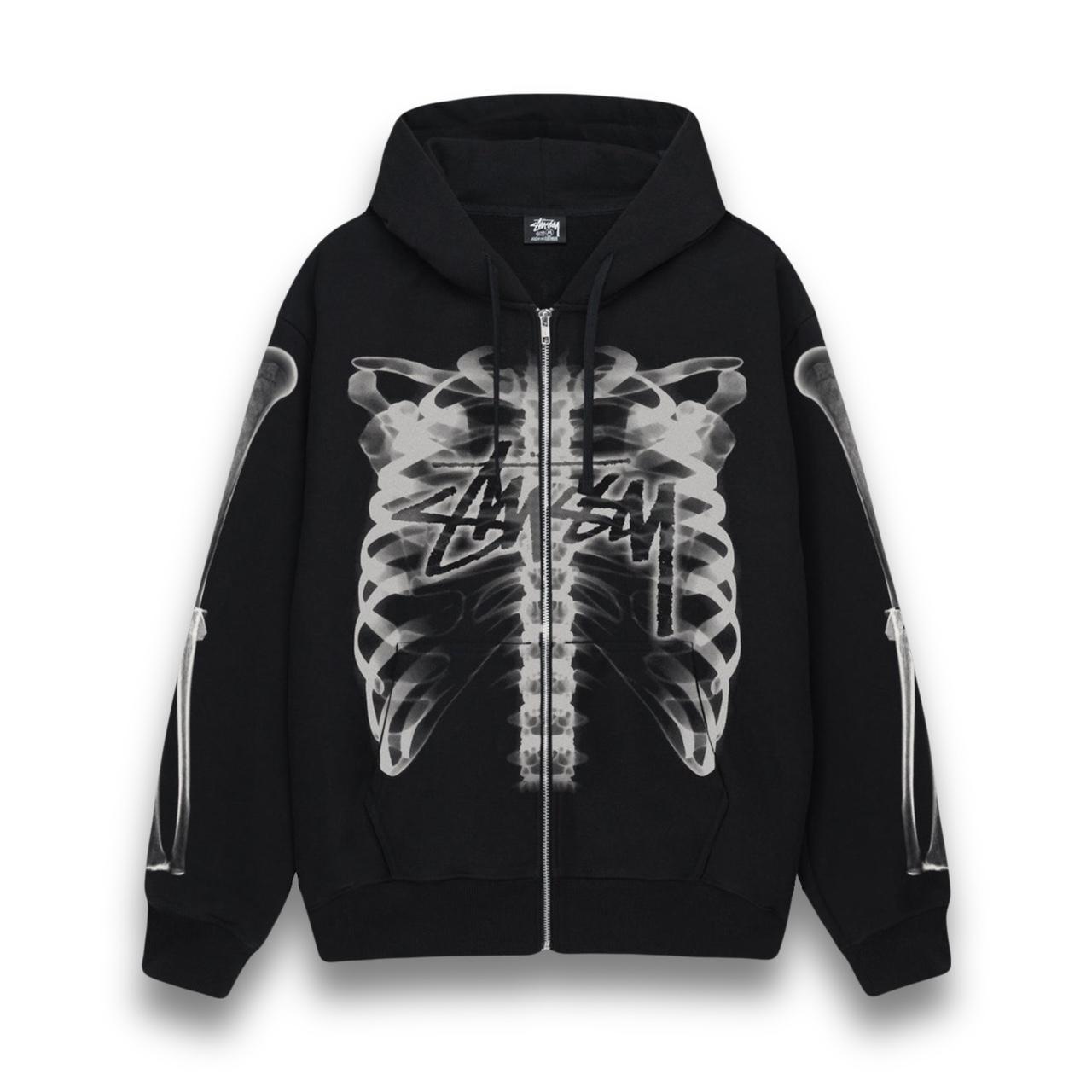 Stüssy Rib Cage 3M L/S Tee Black Fall/Winter | Depop