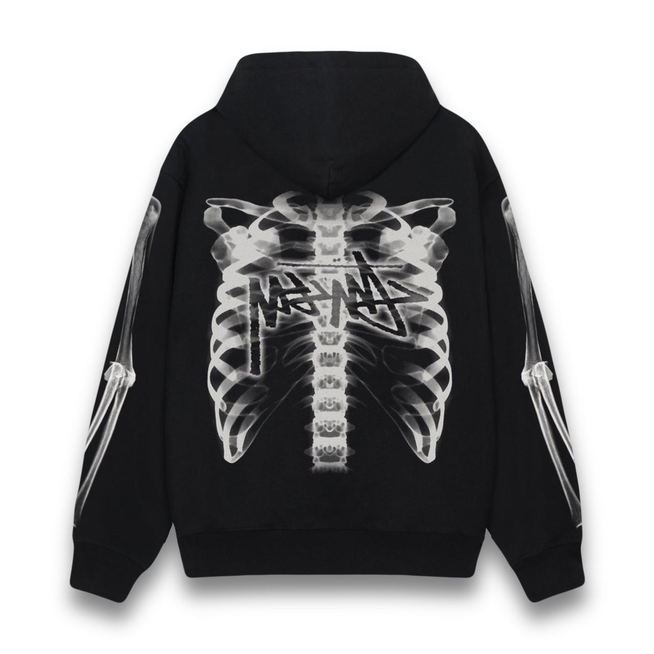 ★人気★【Stussy】★Stussy RIB CAGE 3M LS TEE★Black★ Stussy RIB CAGE 3M Long Sleeve Tee T-Shirt Black size M