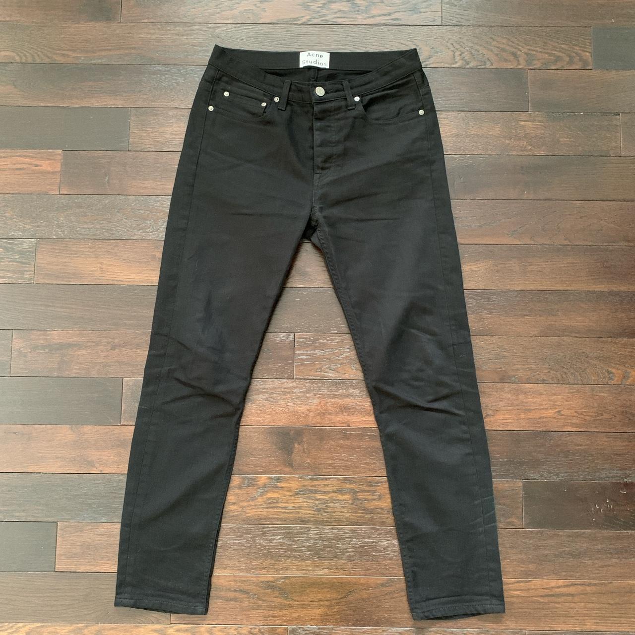 Acne Studios Town Stay Cash Black Denim top Jeans