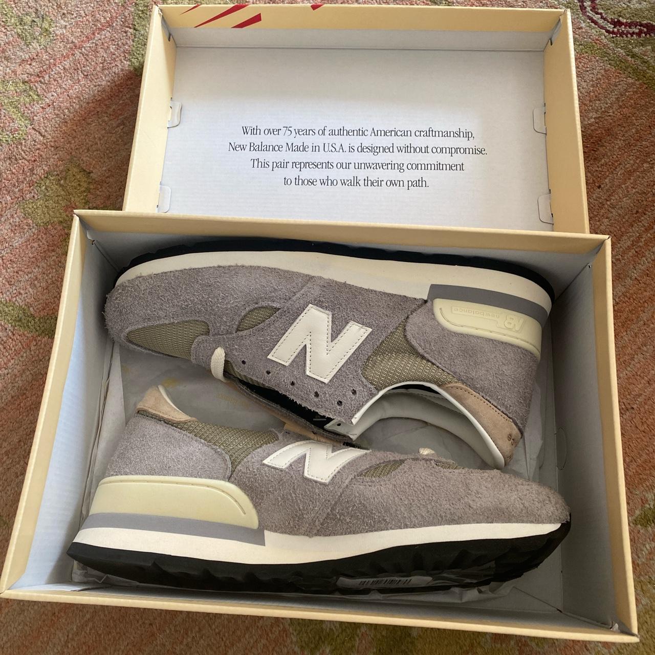 Brand new in box new balance m990ta1 Marblehead size... - Depop