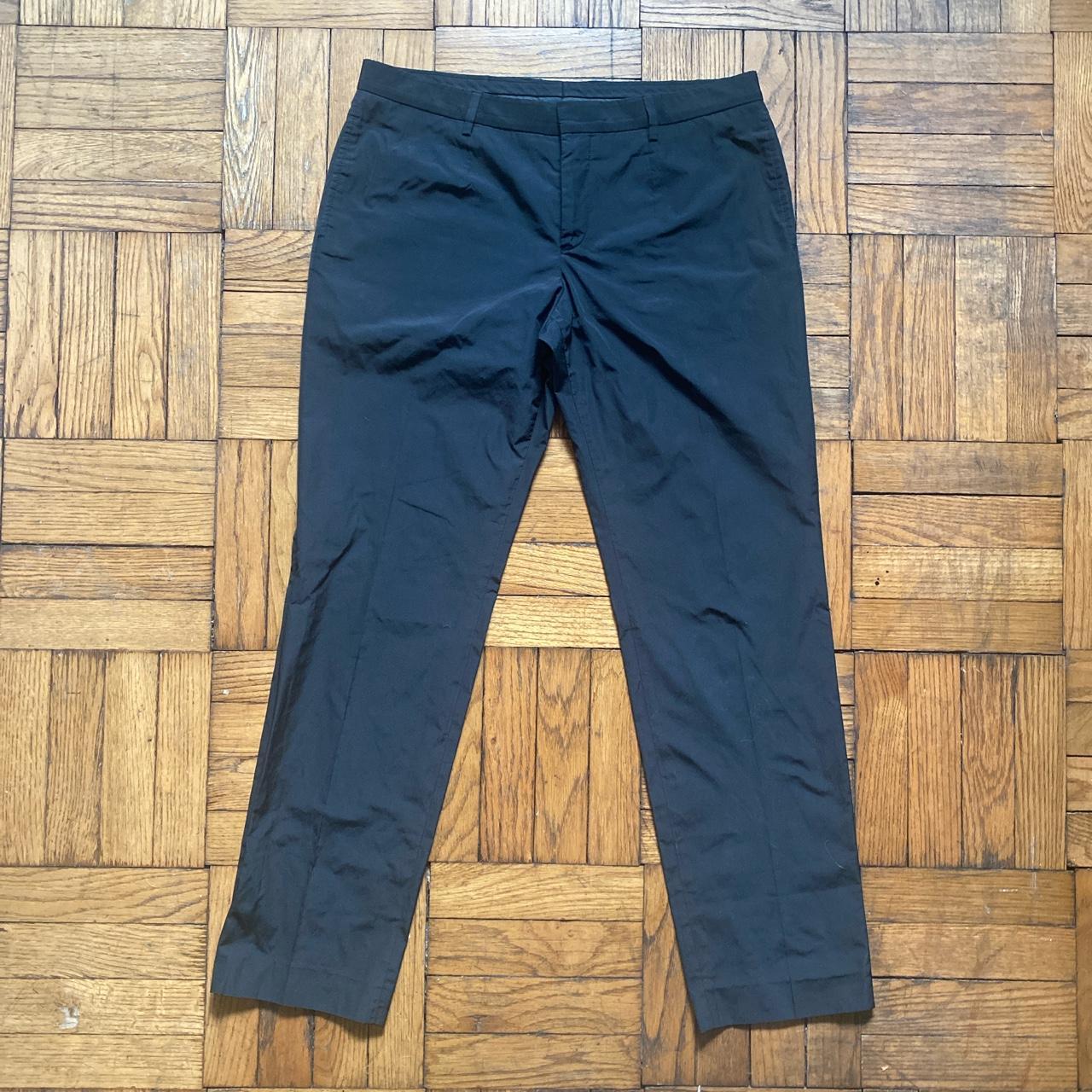 Burberry Men's Black Trousers | Depop