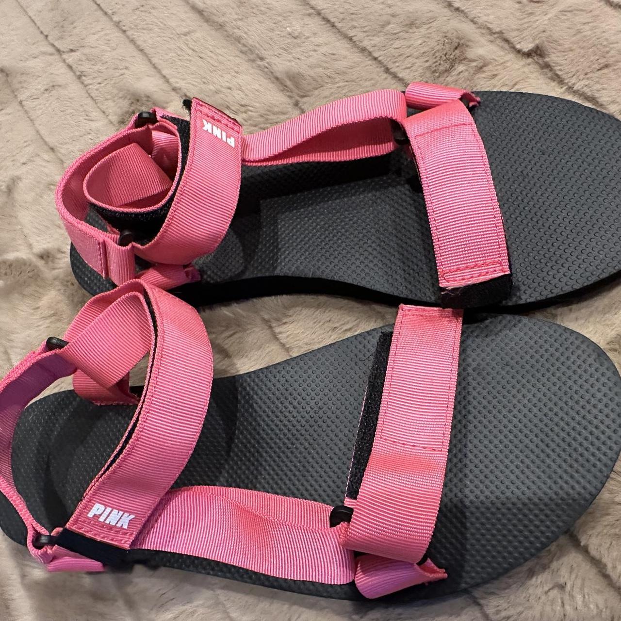 Victorias secret pink sandals fashion