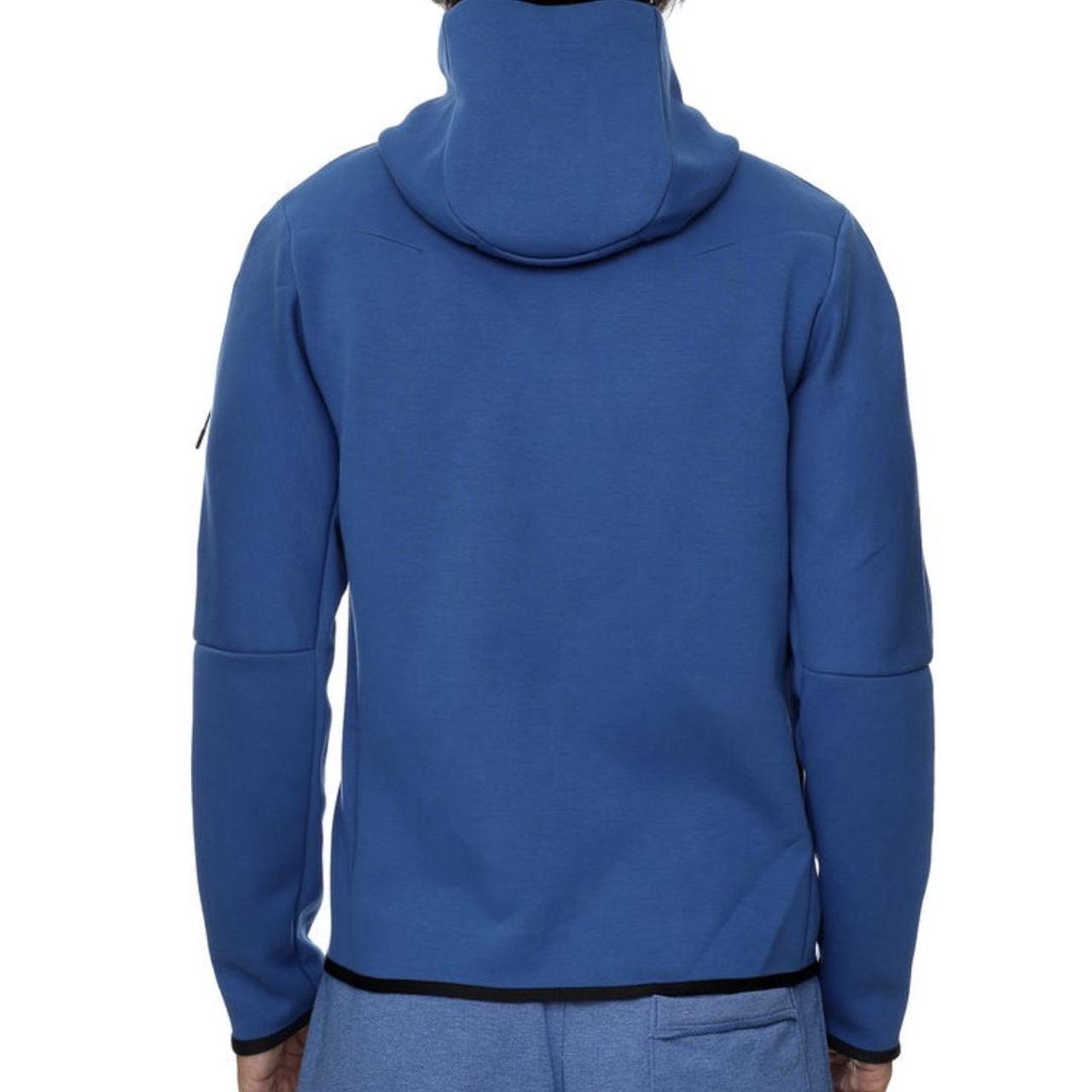 Brand New Nike Tech Fleece Hoodie ‘Blue’ Depop
