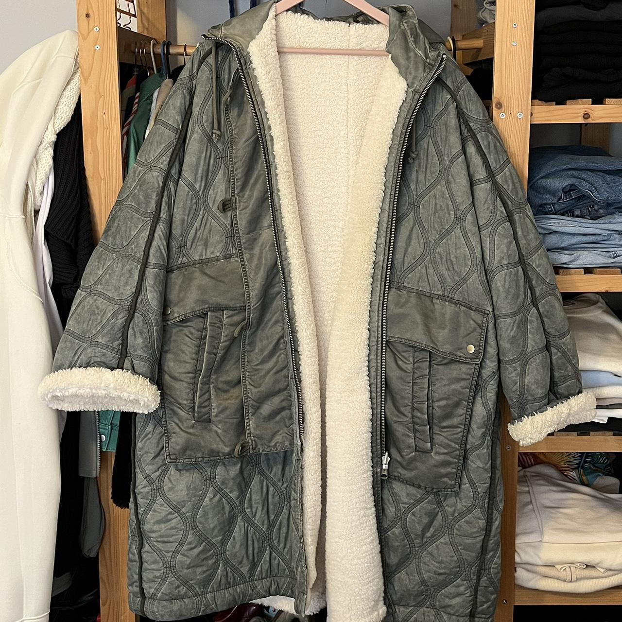 DIESEL Reversible teddy lined, so thick Depop