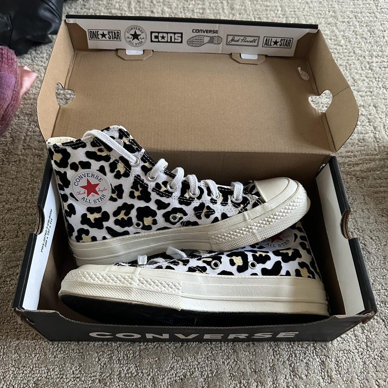 Cheetah Print Converse Depop