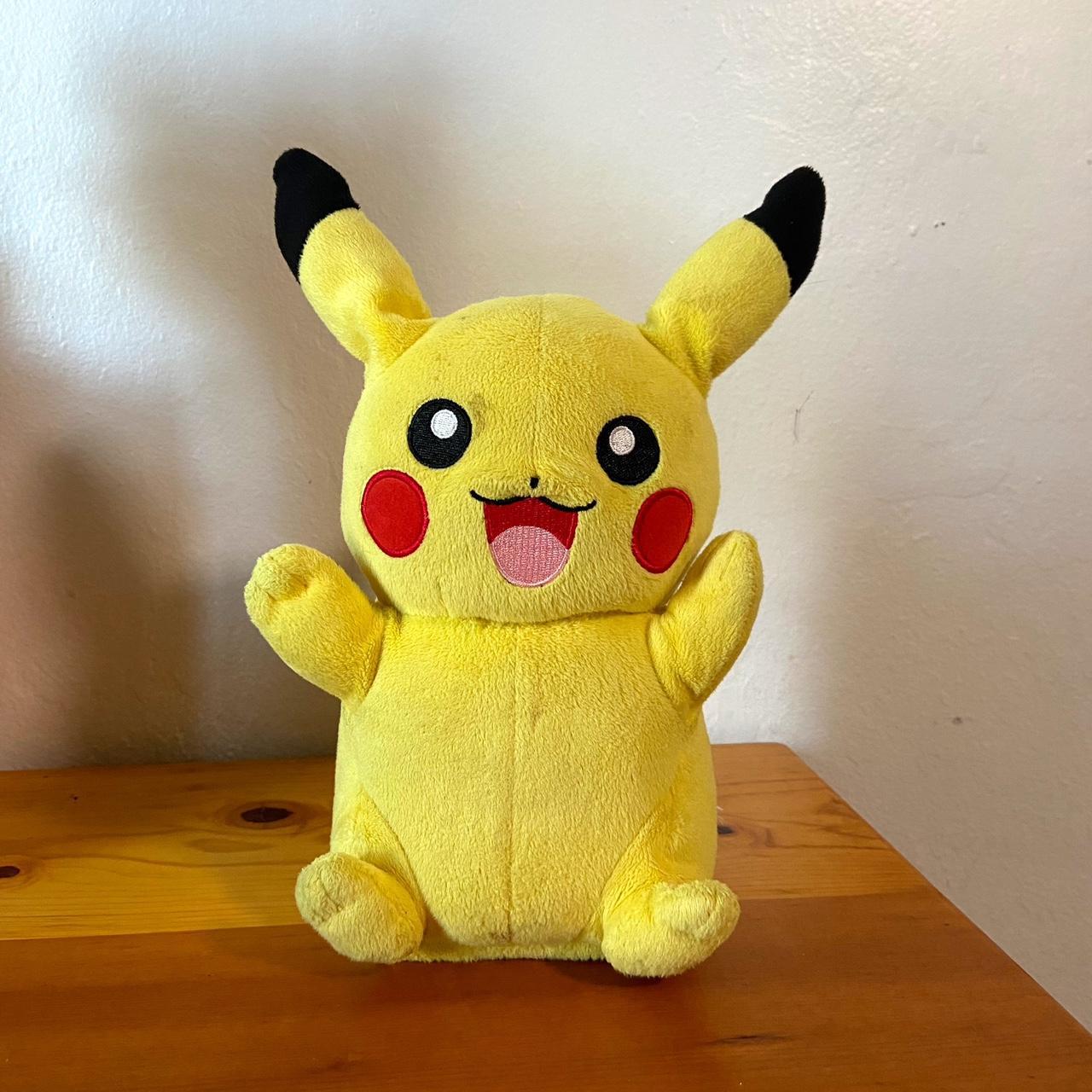 Talking pikachu toy deals