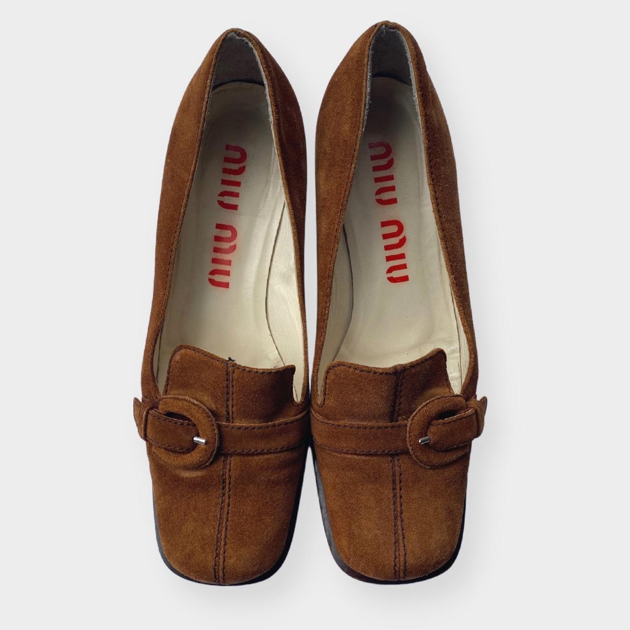 Miu Miu FW 1996 heeled loafers 🤎 Seen in a variation... - Depop