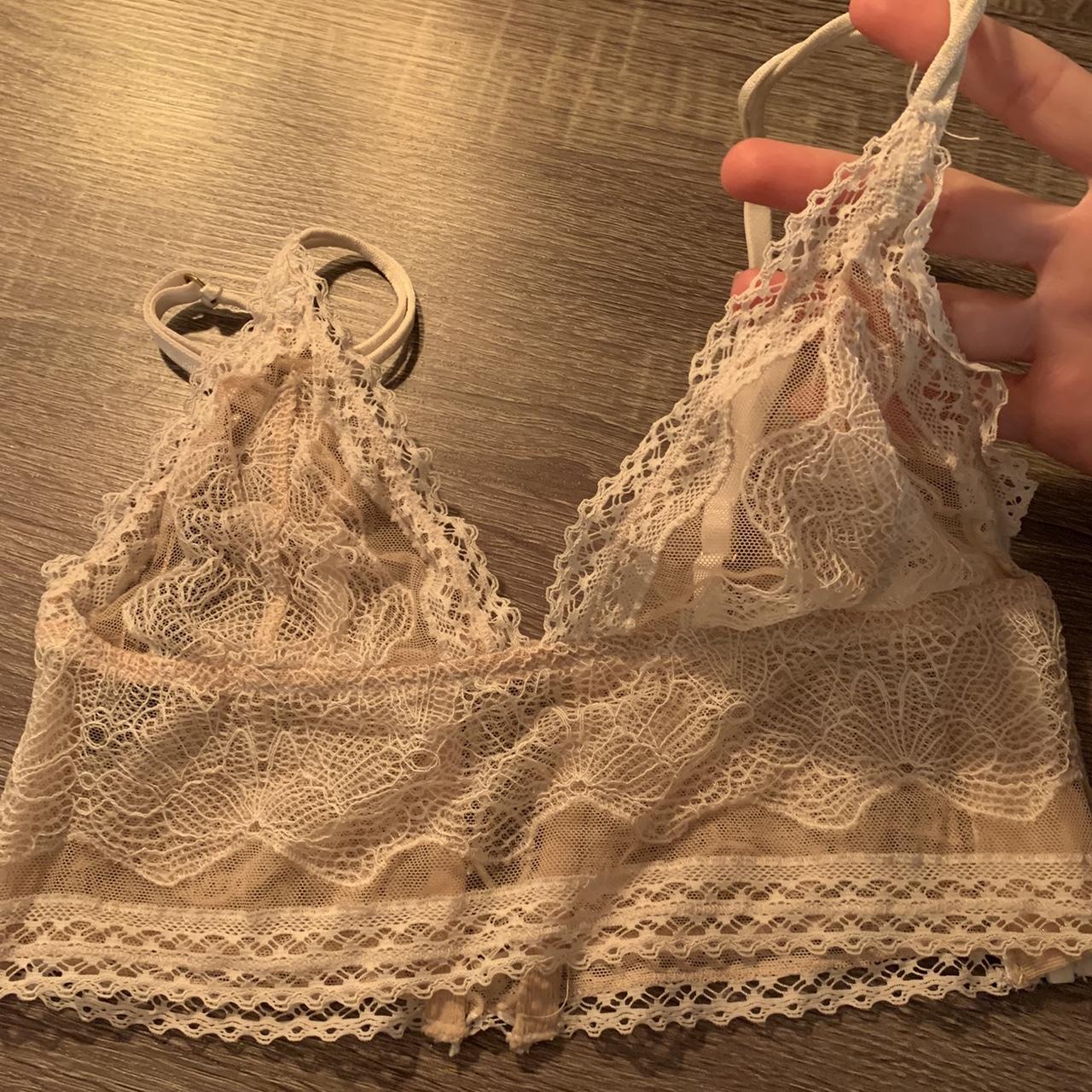 Victoria’s secret lace bralette. the detail on this