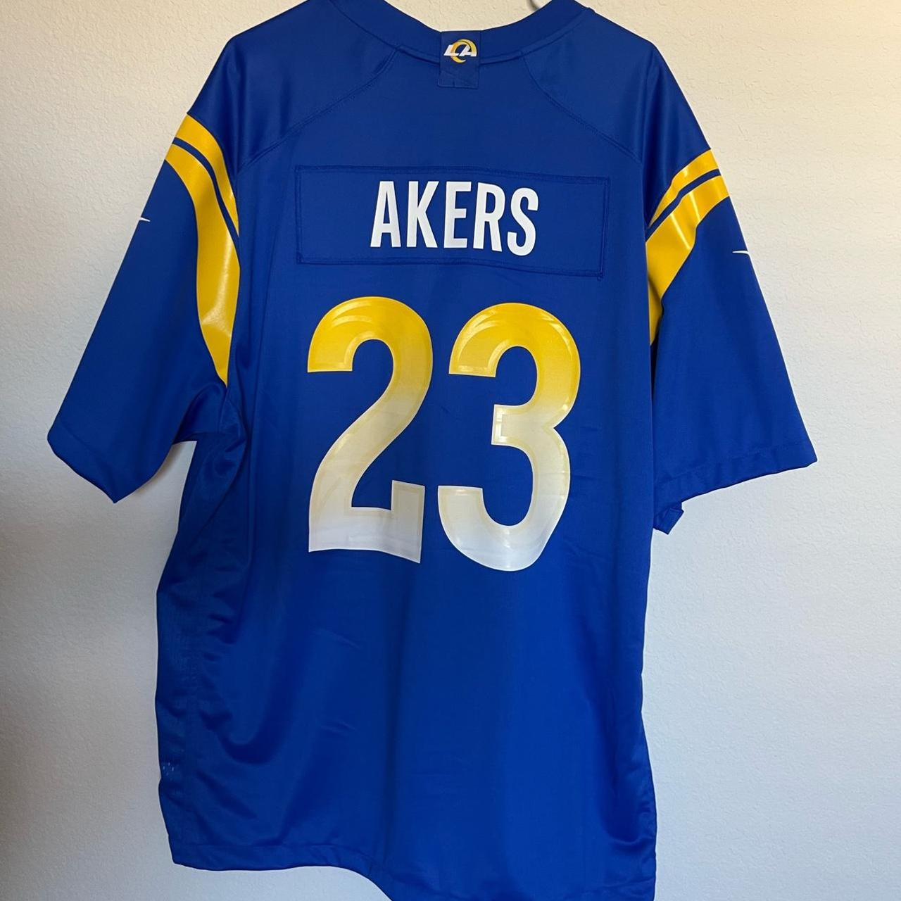 Men's Nike Cam Akers White Los Angeles Rams Game Jersey