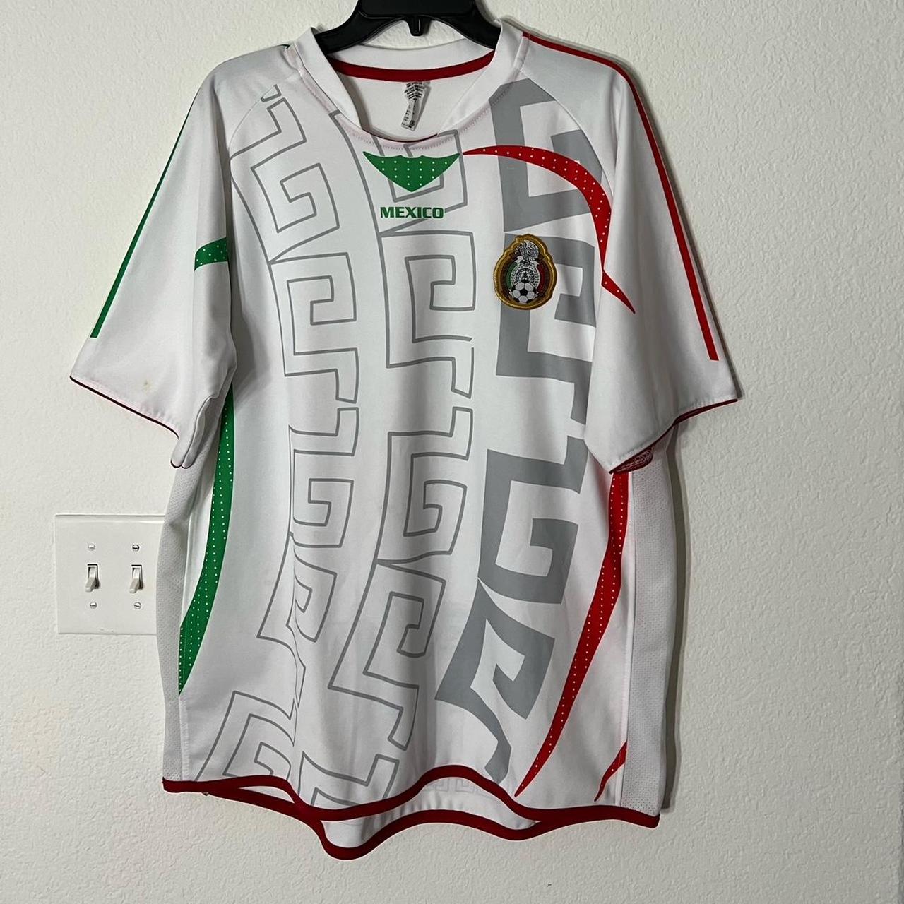 mexico soccer shirt white