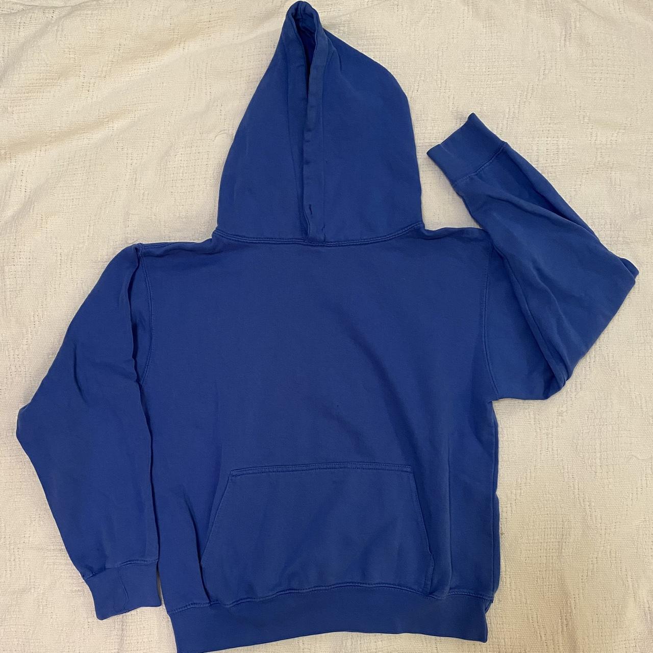 Blue Brandy Melville Hoodie Size XS Good... - Depop