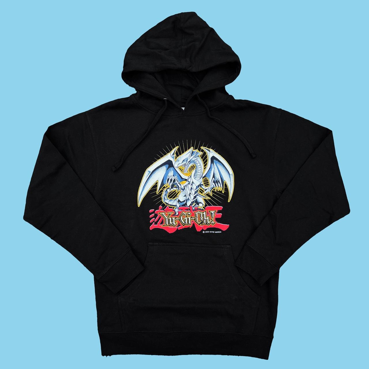 Blue Eyes White Dragon Yugioh Hoodie printed by… - Depop