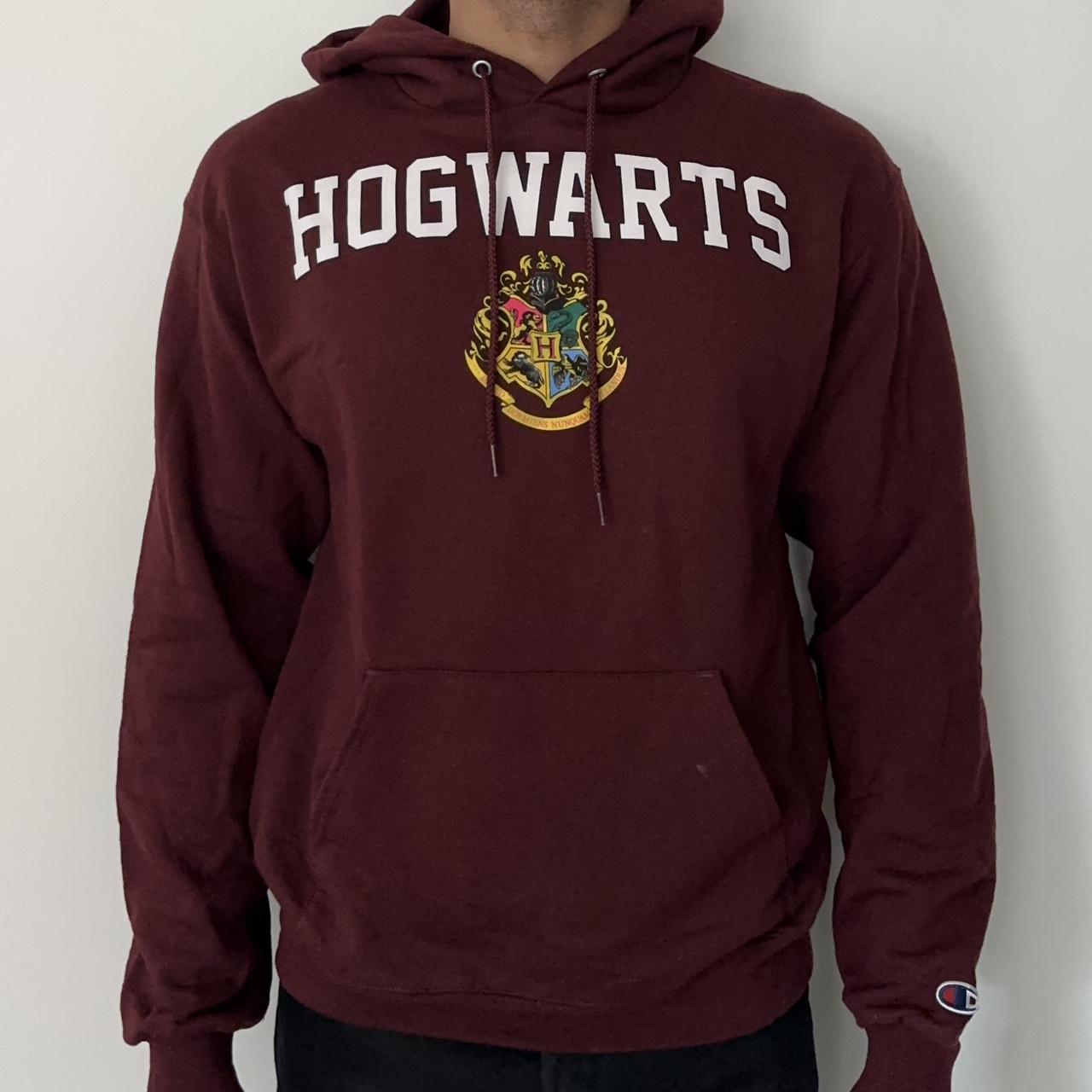 Burgundy Hogwarts x Champion Hoodie Worn only a few