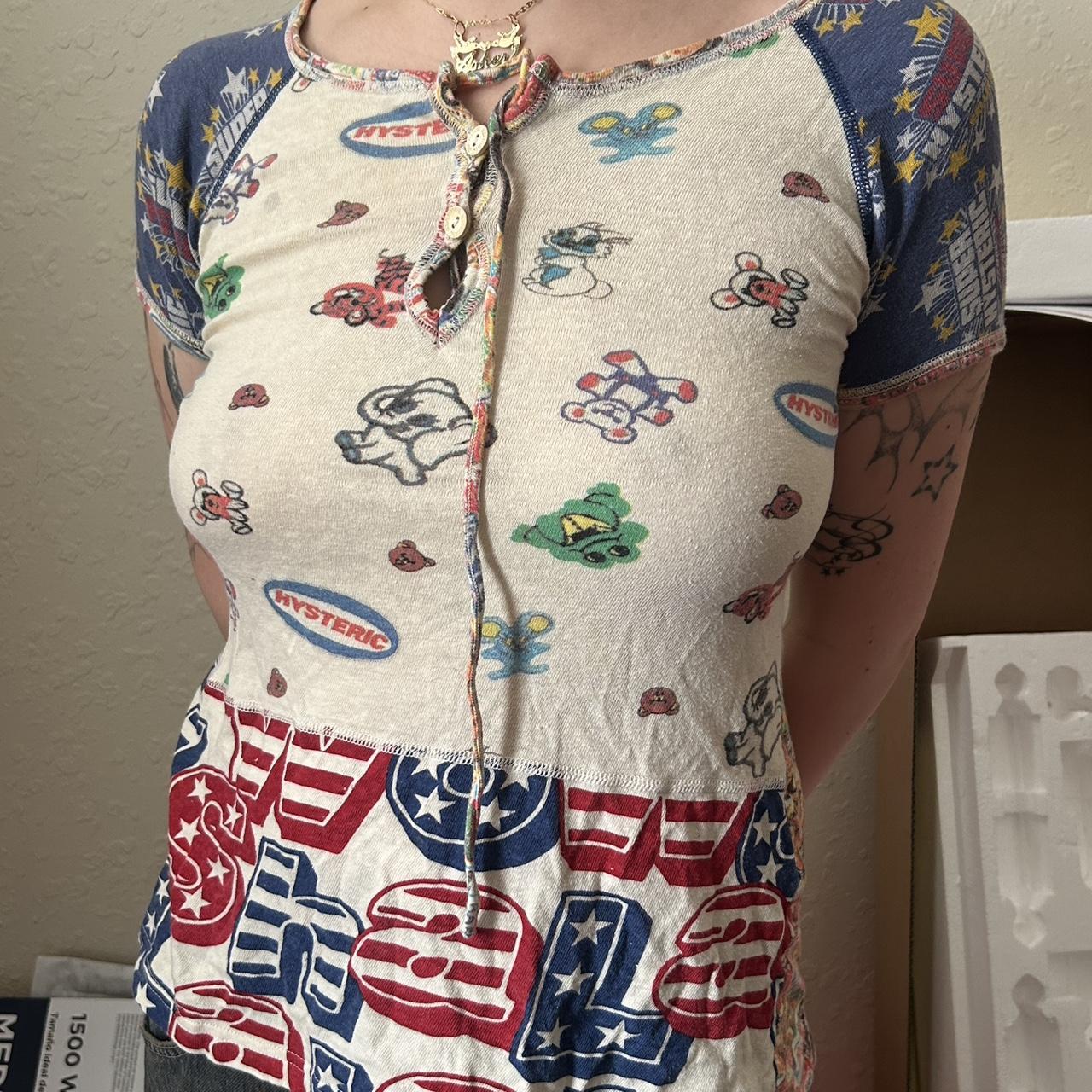Hysteric glamour-baby-tee - Depop