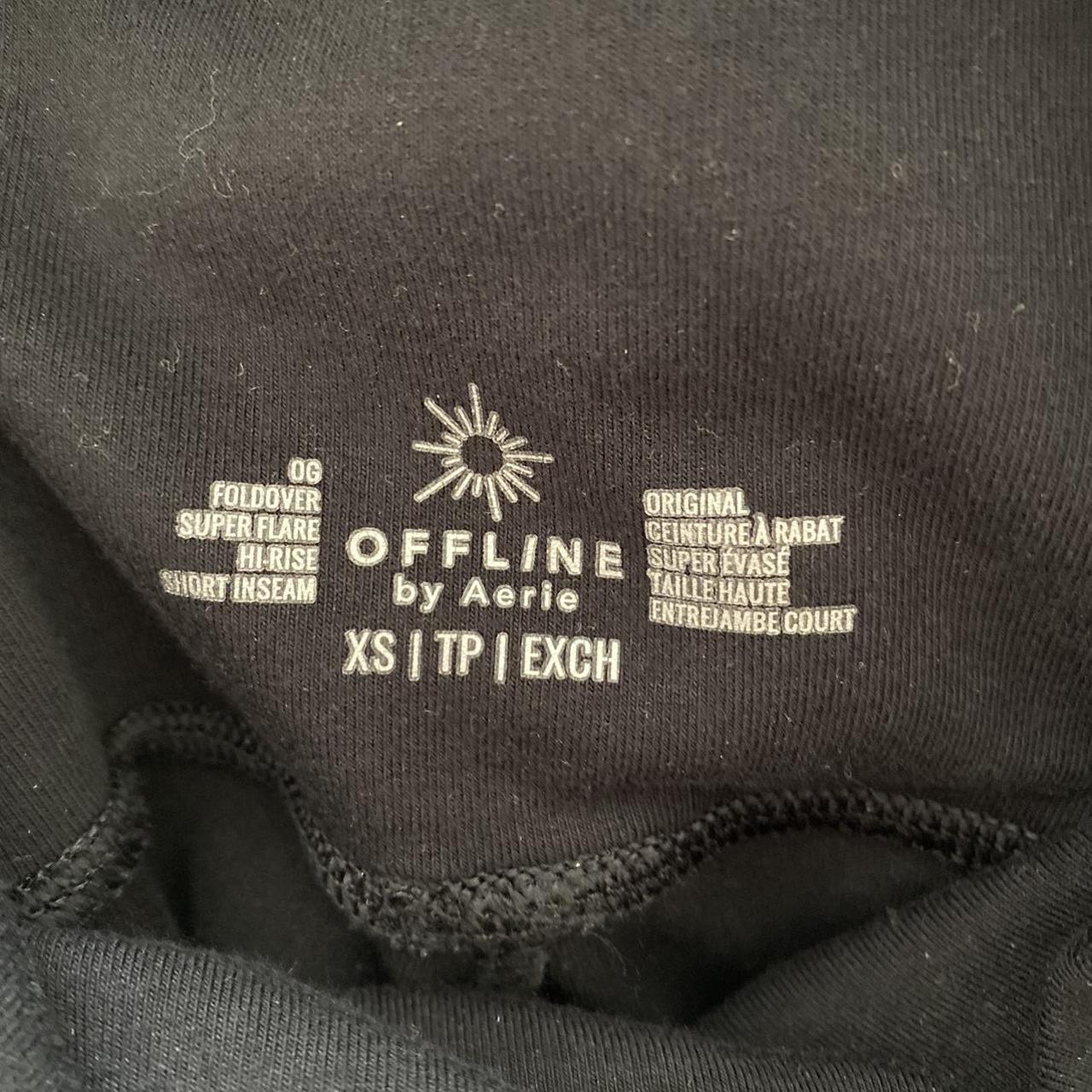 OFFLINE By Aerie Fold Over Hi-Rise OG Super Flare Pants Size XS