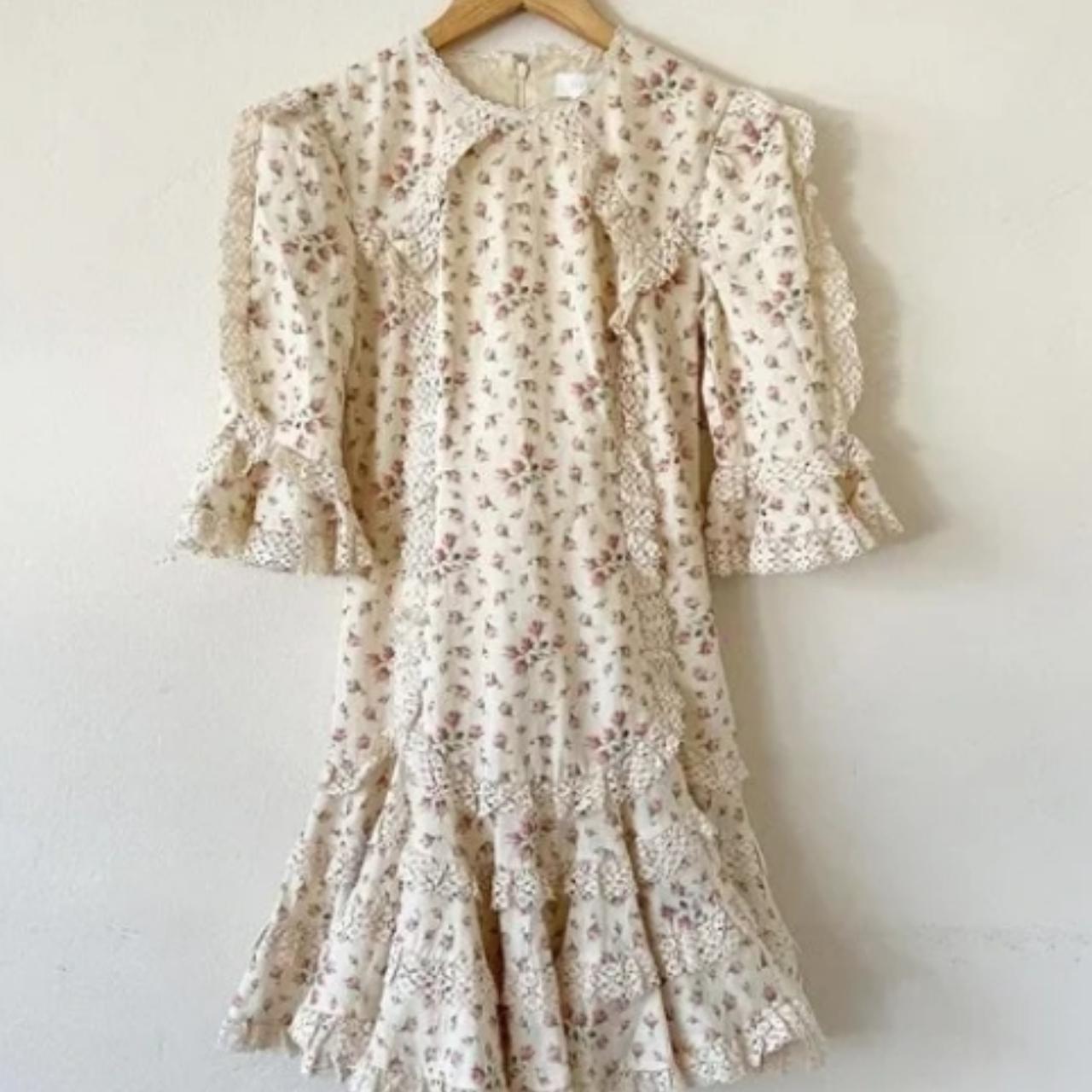 Zimmermann Floral Mini Dress Zimmerman Freja Trim... - Depop