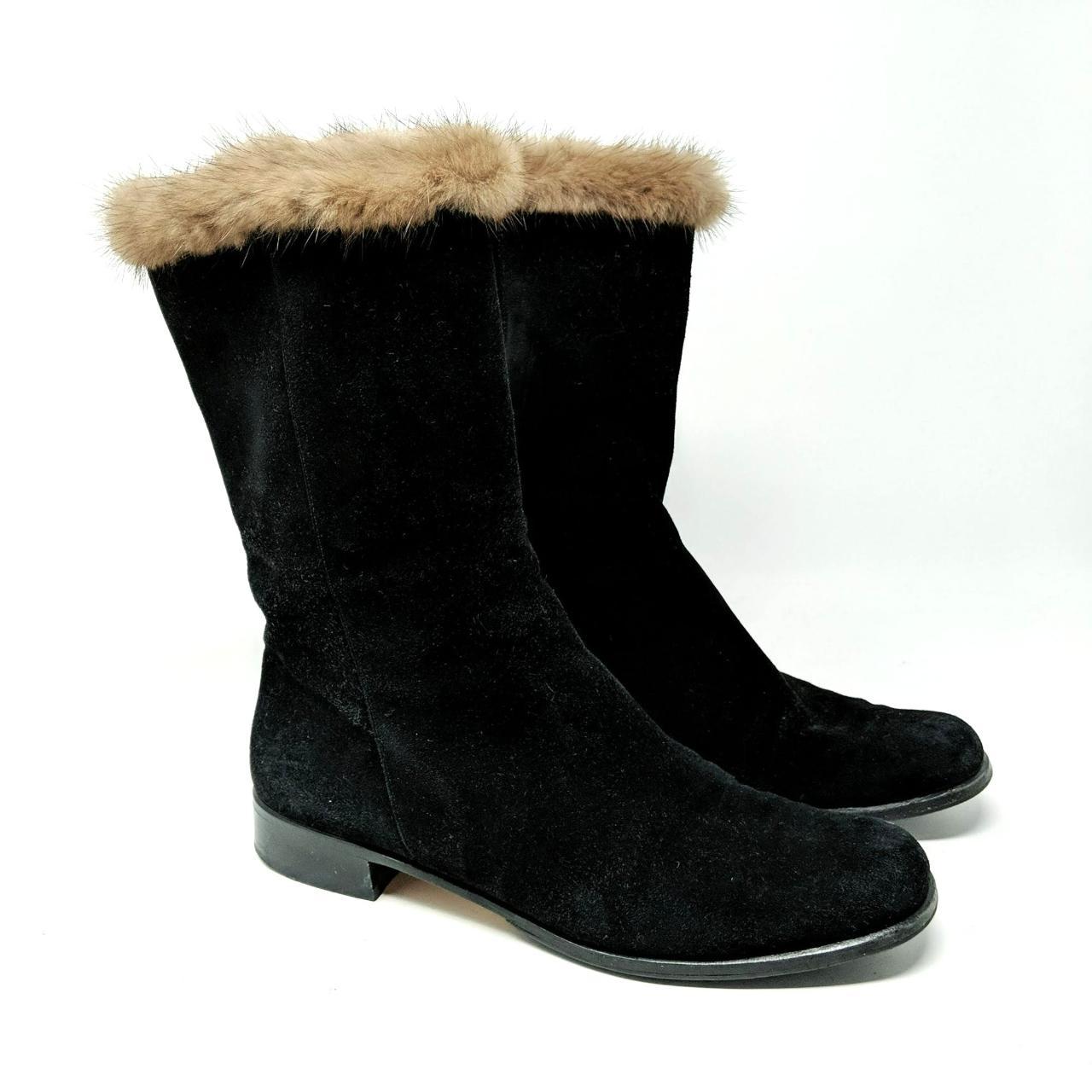 Ferragamo shearling cheap boots