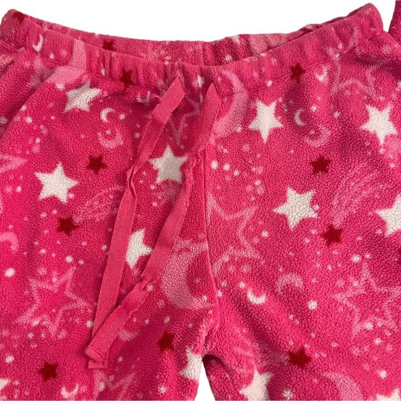 Faded Glory Women's Pink and White Pajamas Depop