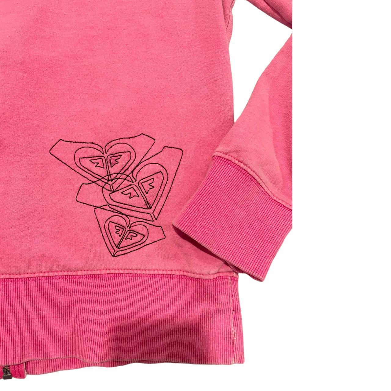 pink & black Roxy zip up jacket💋 only 1 available,... Depop