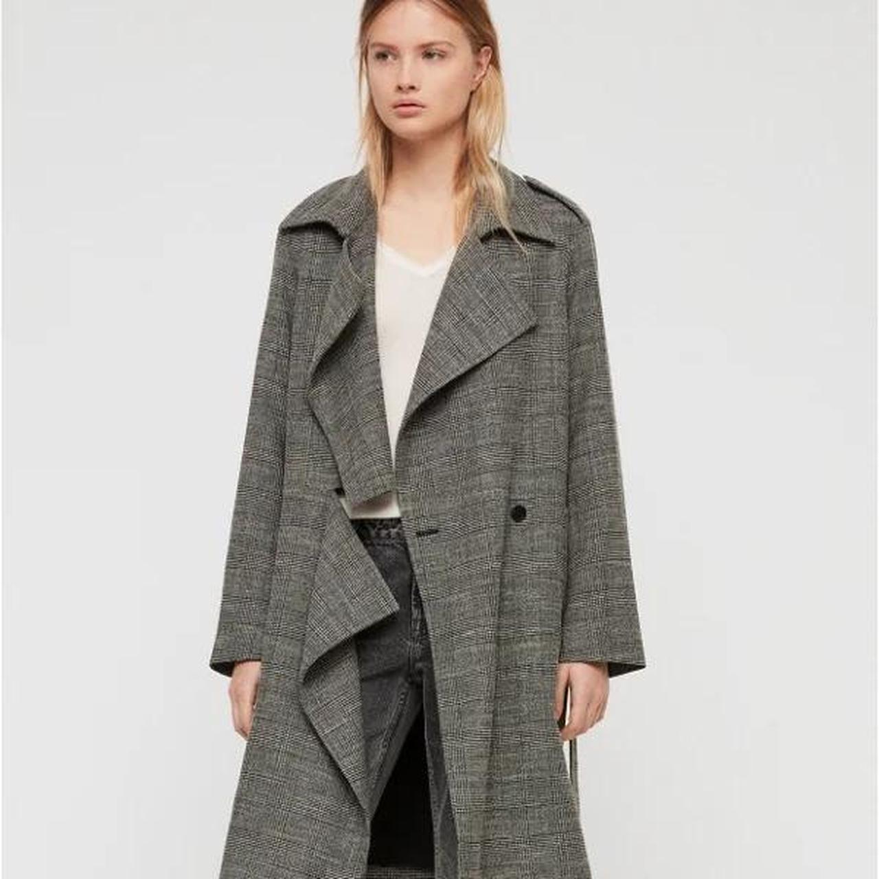 Allsaints bexley mac trench coat best sale