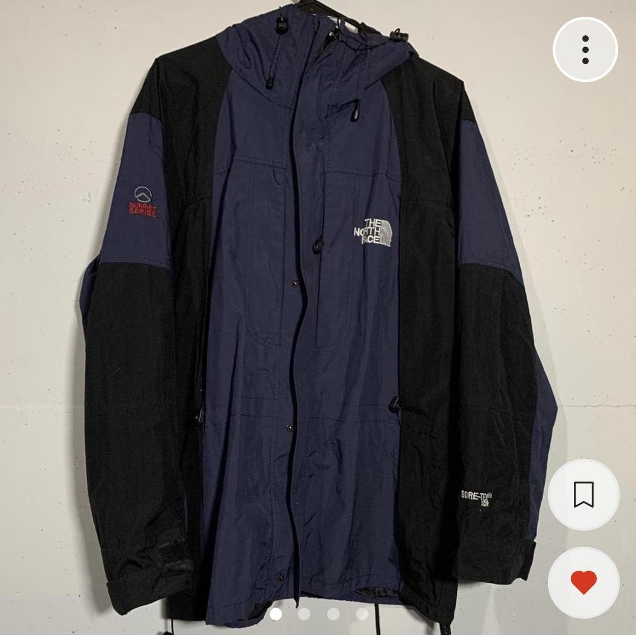 The North Face Men's Navy and Black Jacket | Depop