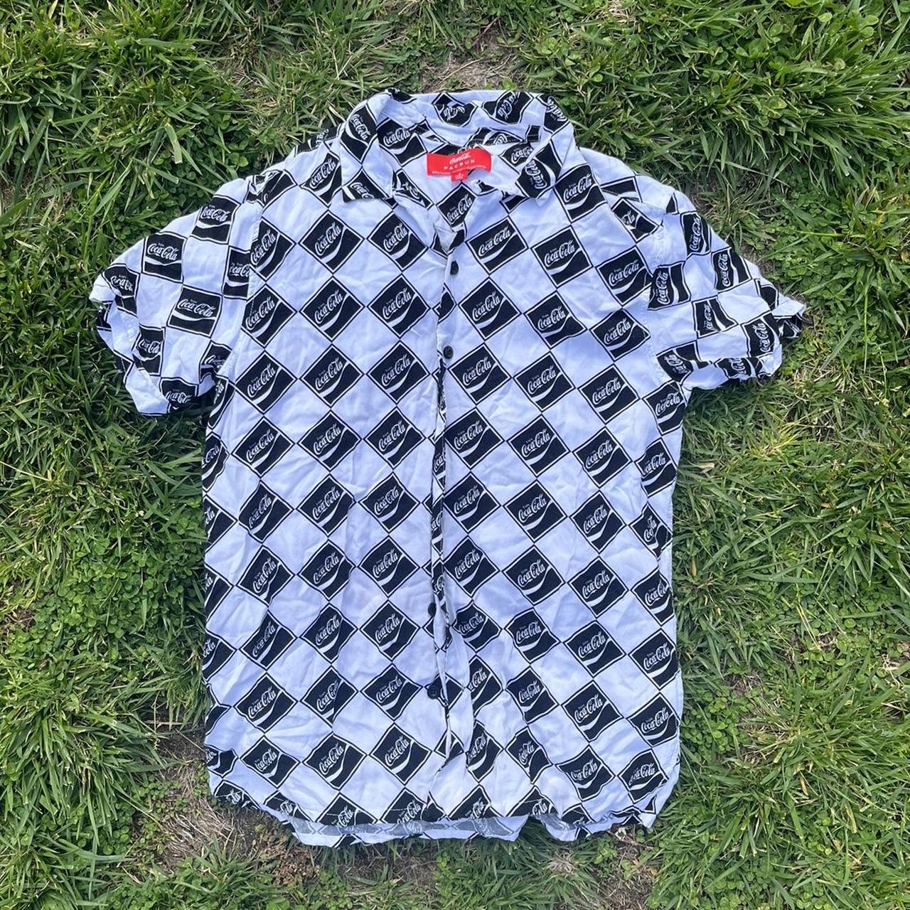 Coca-Cola Collared Shirt 👾 unisex size S 👾 great... - Depop