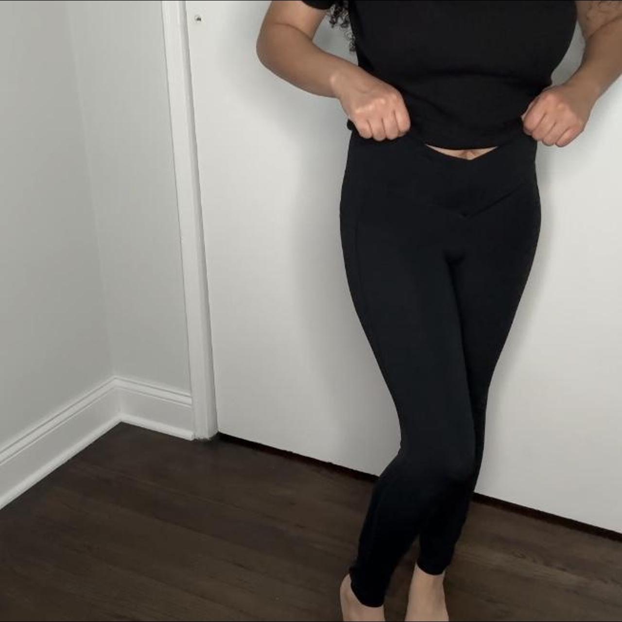 Halara black leggings only tried on for a review&mldr; - Depop