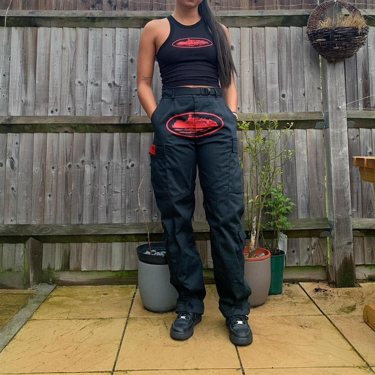 Red corteiz tank top can sell as a set with the... Depop