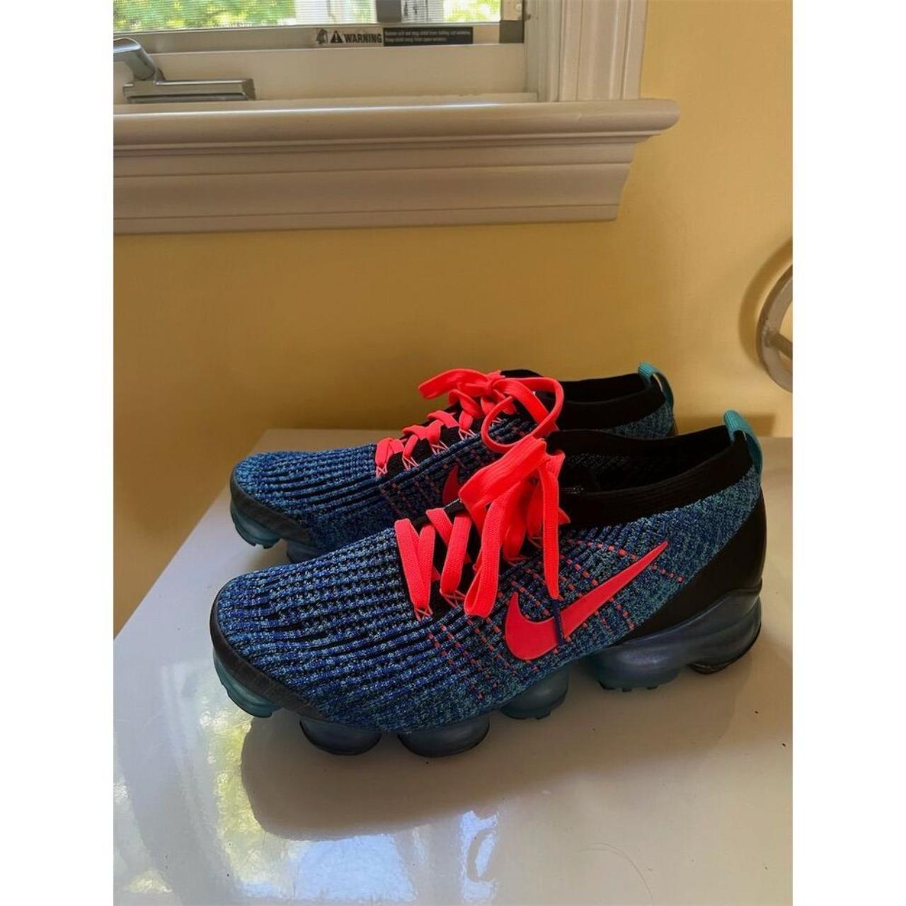 Nike Air VaporMax Flyknit 3 Men s Size 8 Blue Fury. Depop