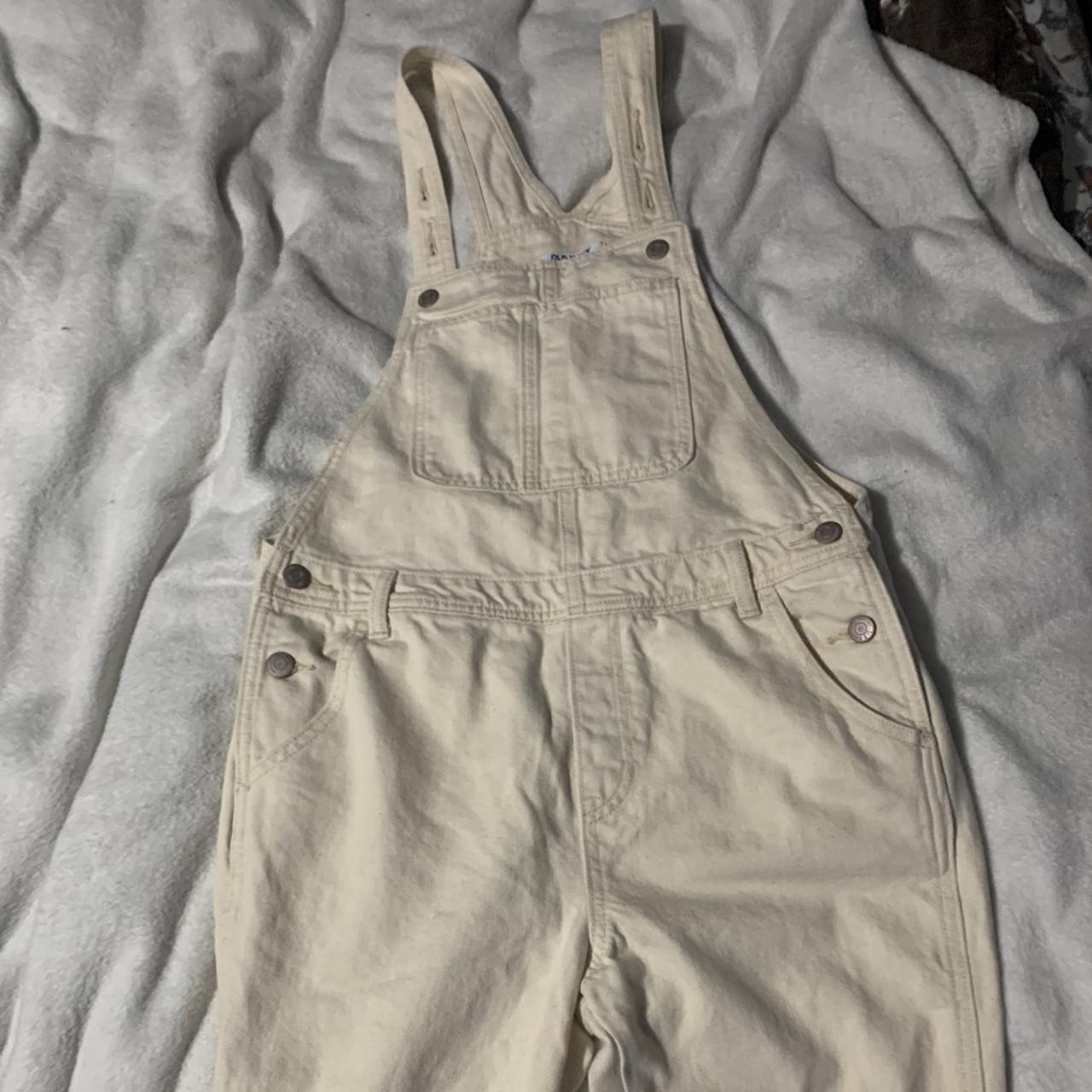 tan overalls overalls y2k kidcore 90’s best... Depop