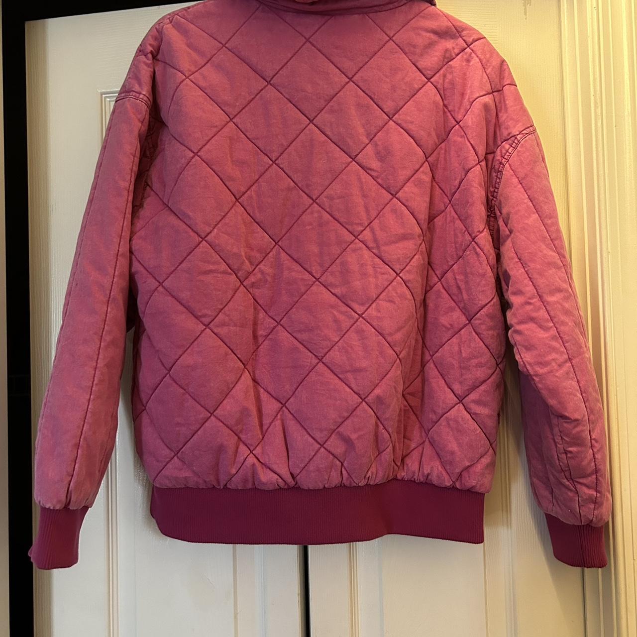 Wild Fable Pink Quilted Bomber Jacket NWOT, Depop