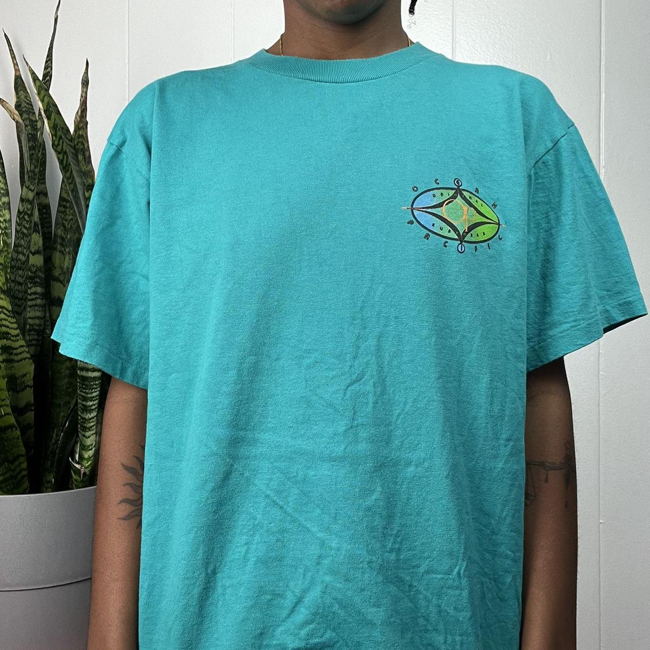 Ocean Pacific Men's Green T-shirt (3)