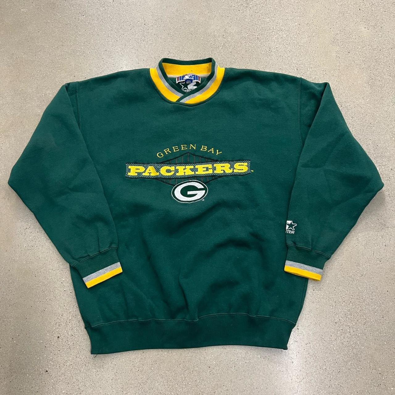 vintage Green Packers hoodie Size: 2XL 26'W 28'L - Depop