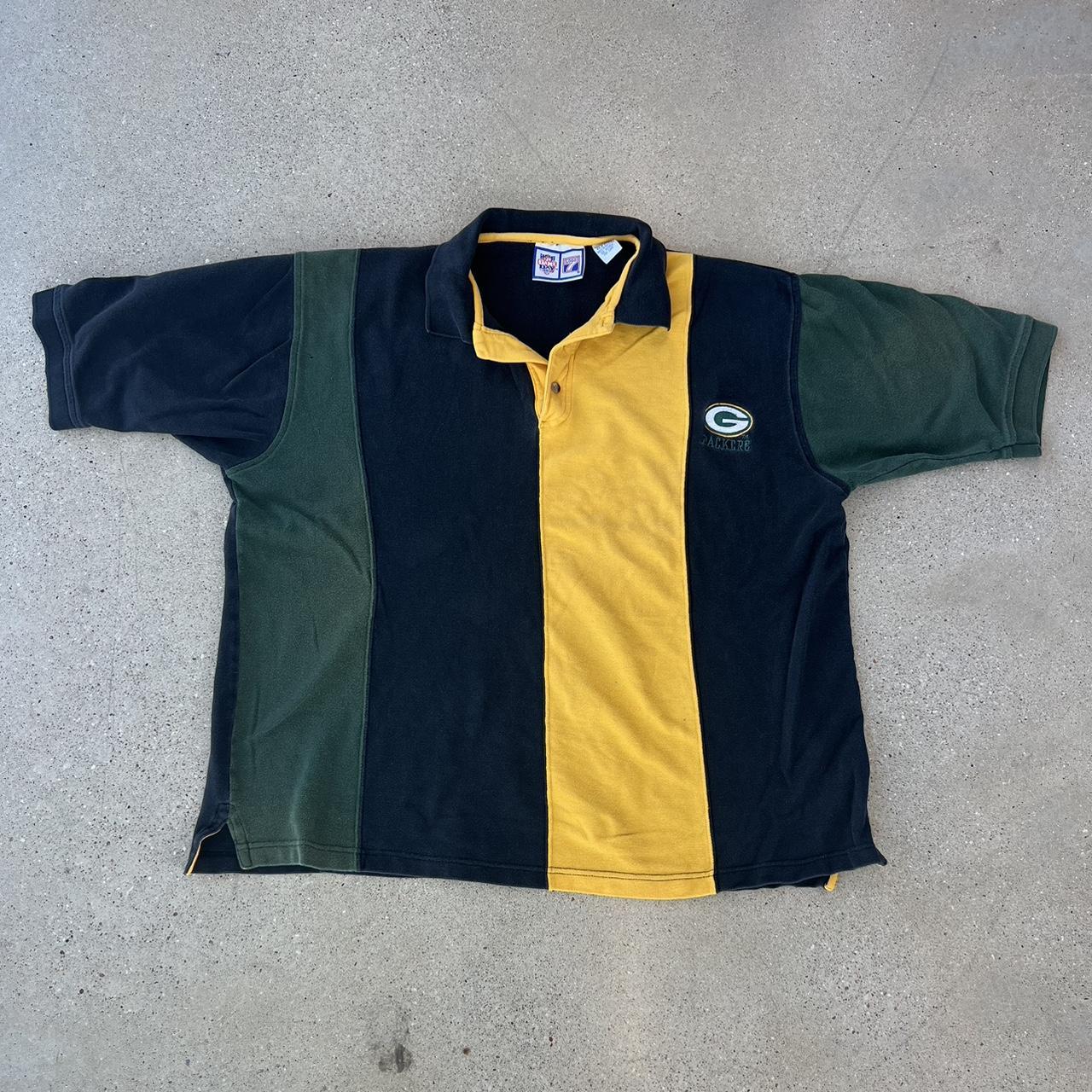 Vintage NFL Green Bay Packers Polo Shirt XL