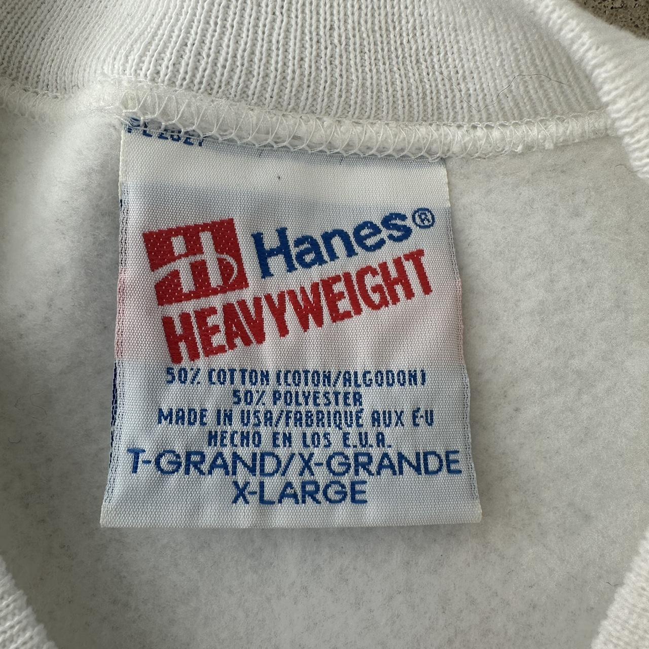 Hanes Men's White Sweatshirt | Depop