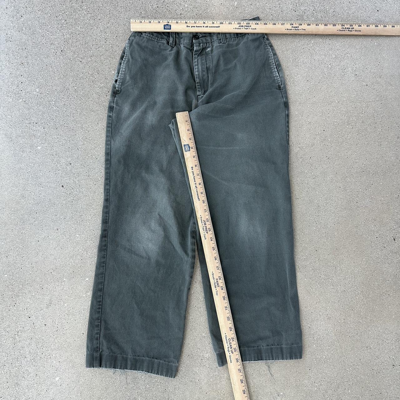 Nautica Men's Grey and Green Trousers (5)