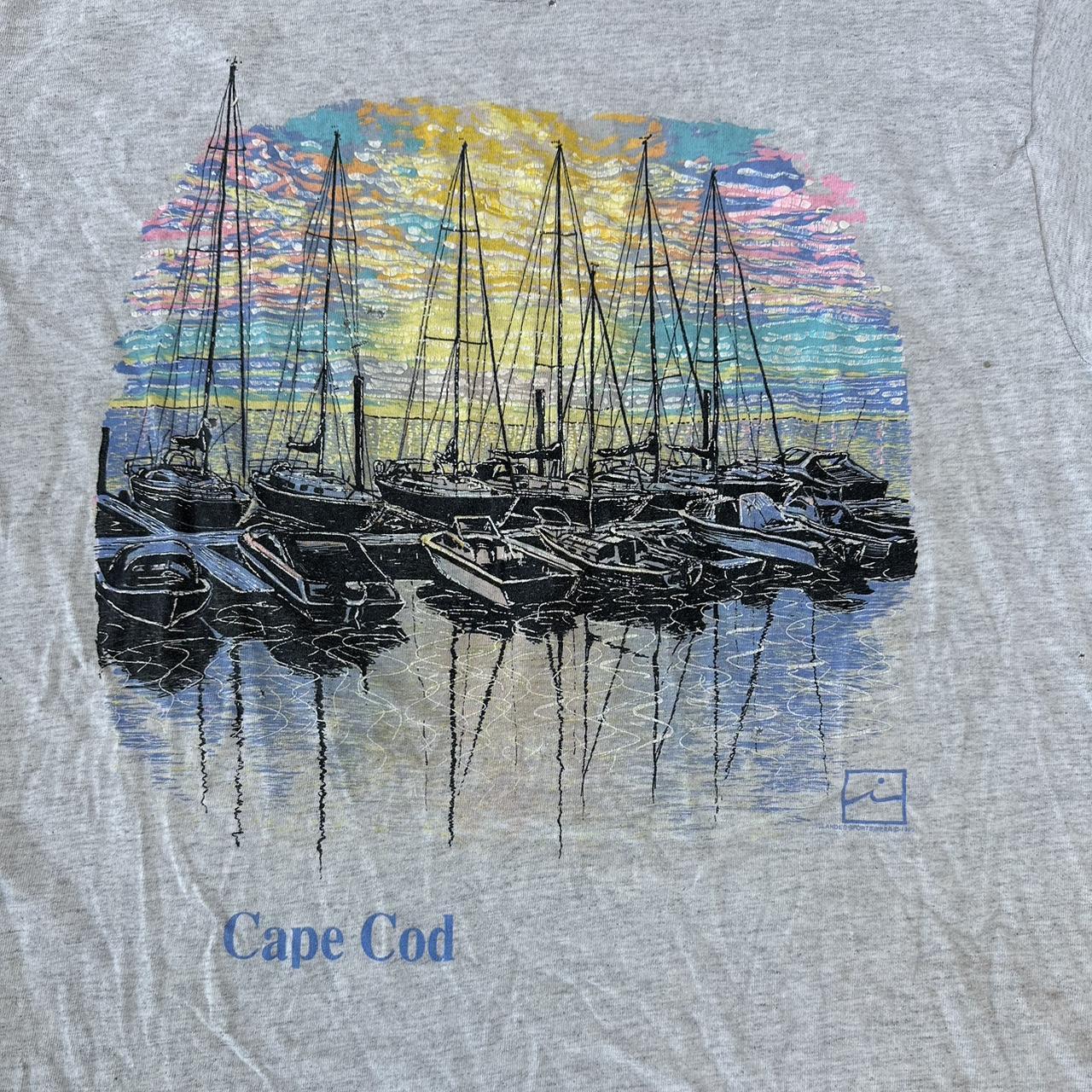 CAPE COD FISHING T-SHIRT (XXL) #capecod #fishing - Depop