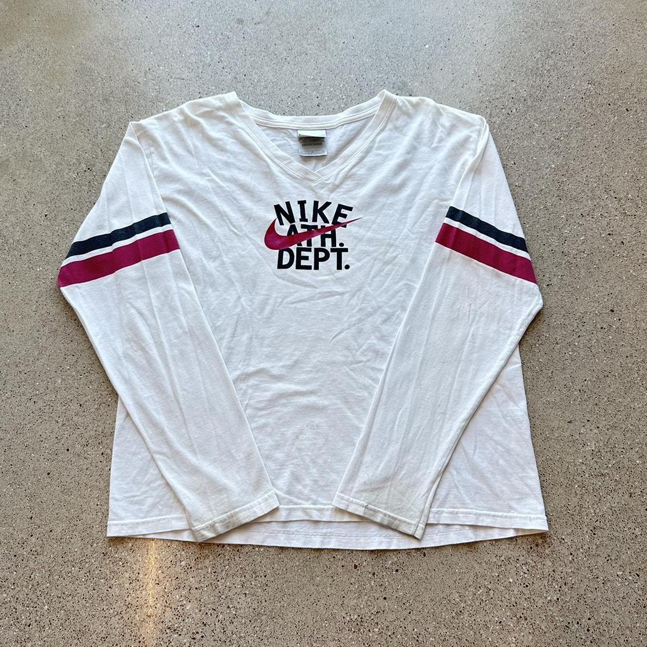 Vintage Nike Athletic Department t-shirt COND: - Depop