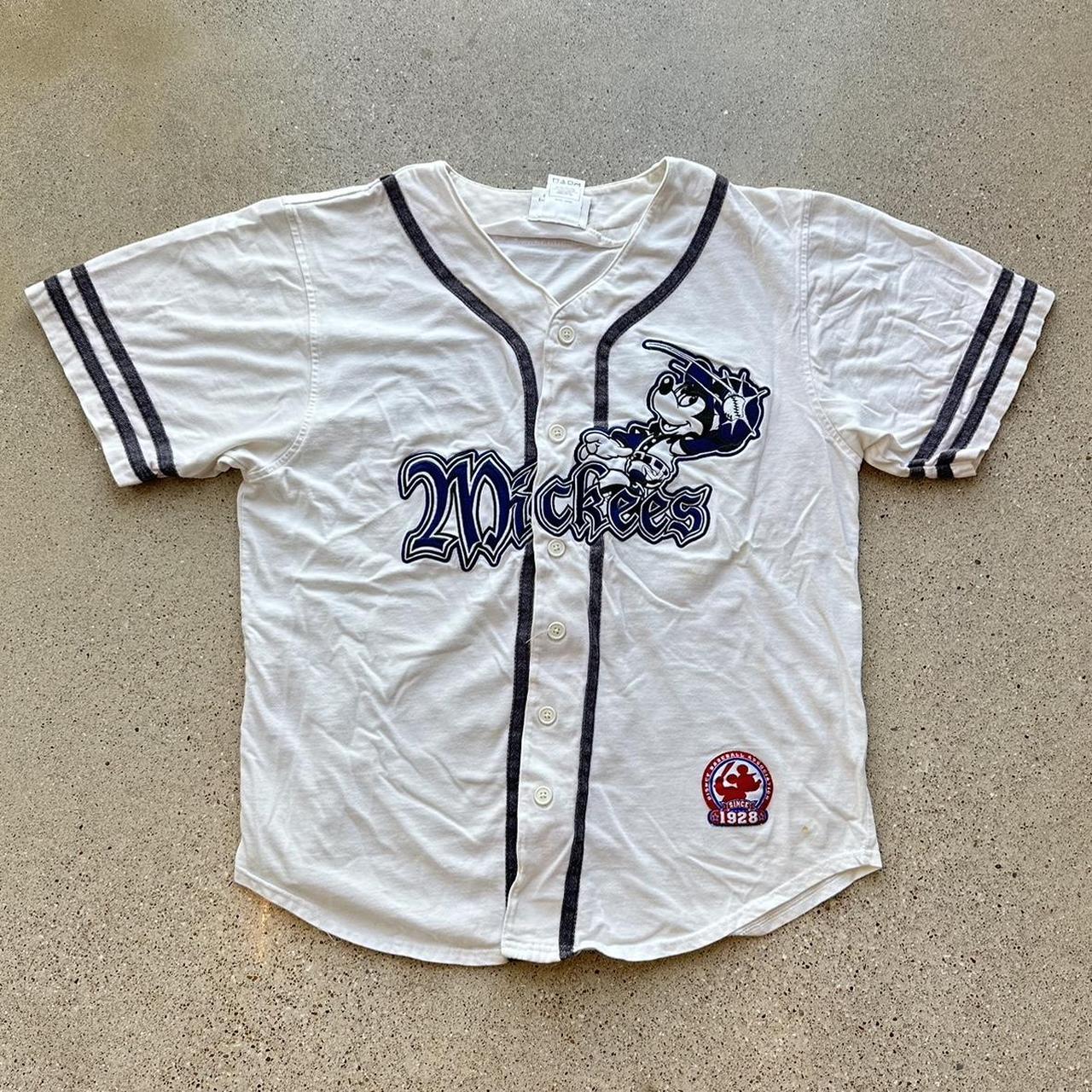 Vintage Mickey Mouse baseball jersey 🤠 FREE - Depop