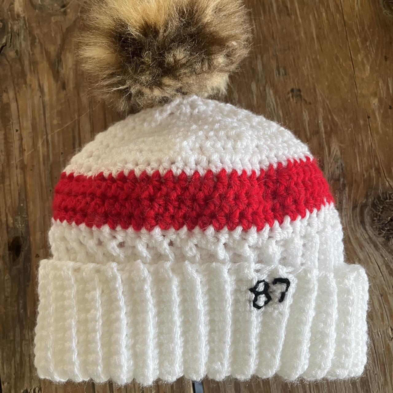 Women's Red and White Hat (3)