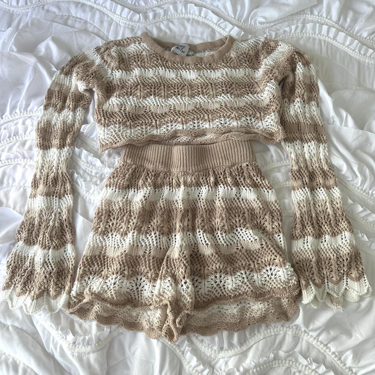 Princess Polly knit beachwear set Depop