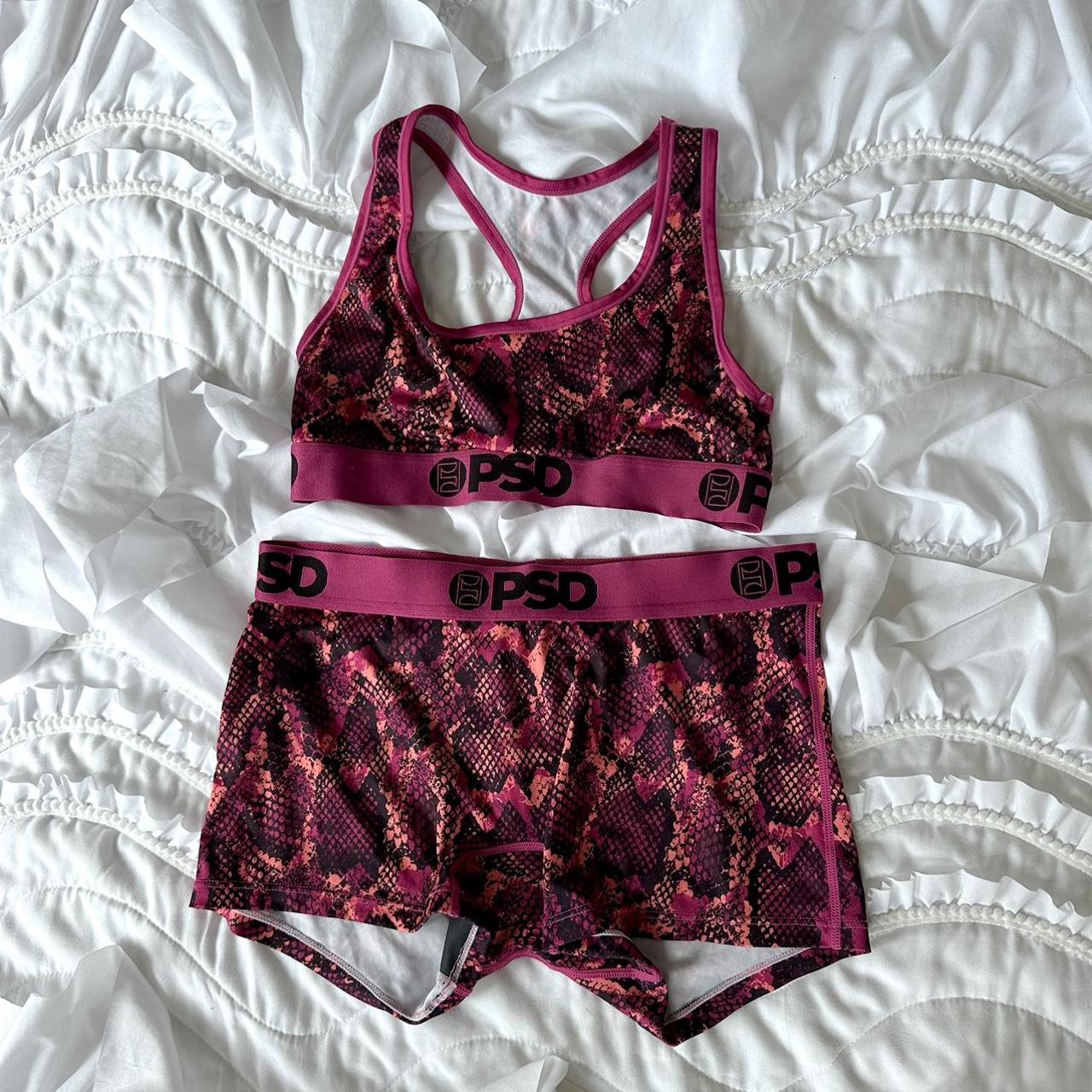 PSD sports bra and boy short set #psdunderwear #psdset - Depop
