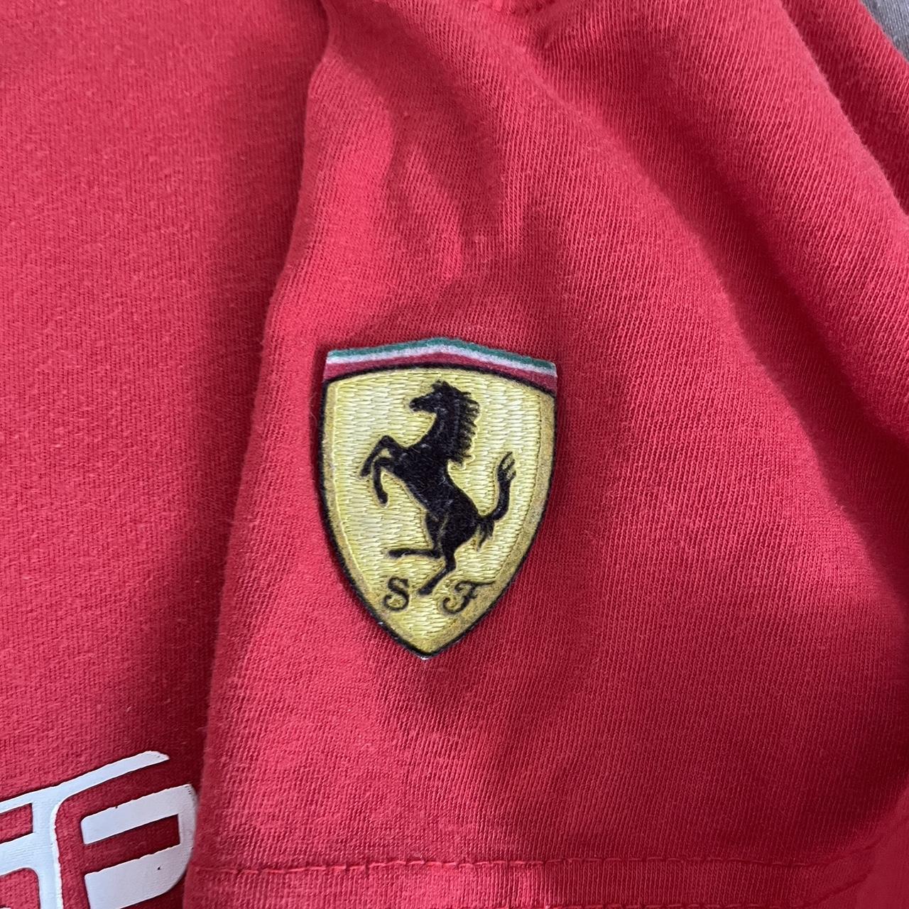 Vintage Ferrari red top - size medium - perfect... - Depop