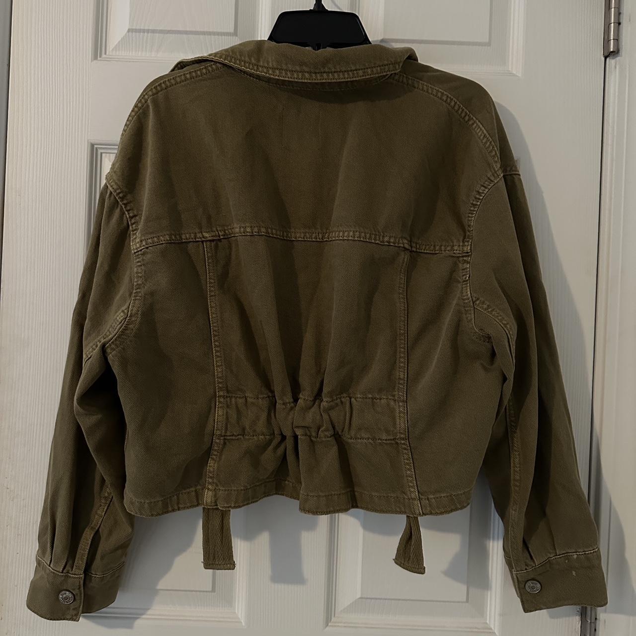 Zara cropped utility jacket, size S, excellent... Depop