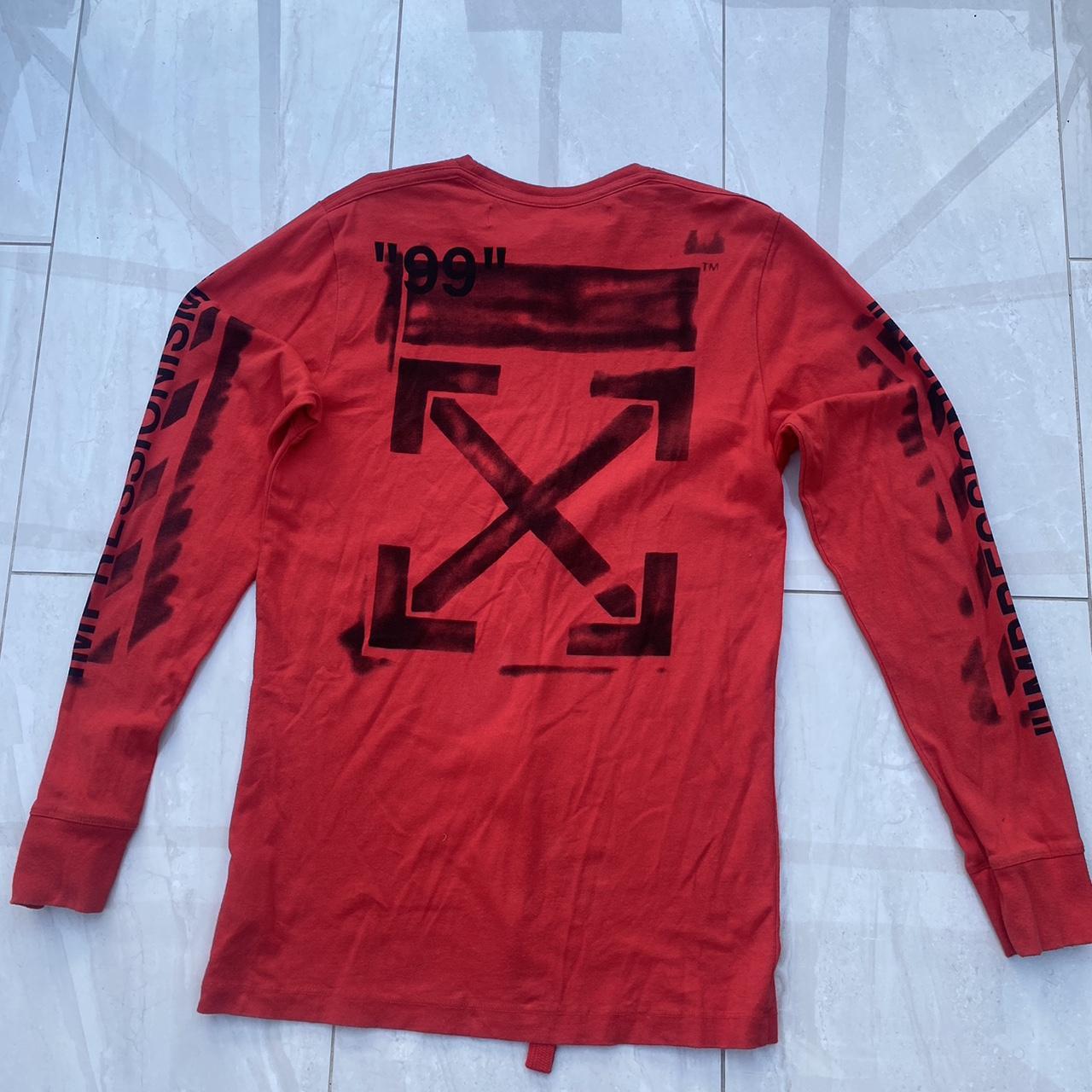 Impressionism Off White Red Long Sleeve Off White Impressionism