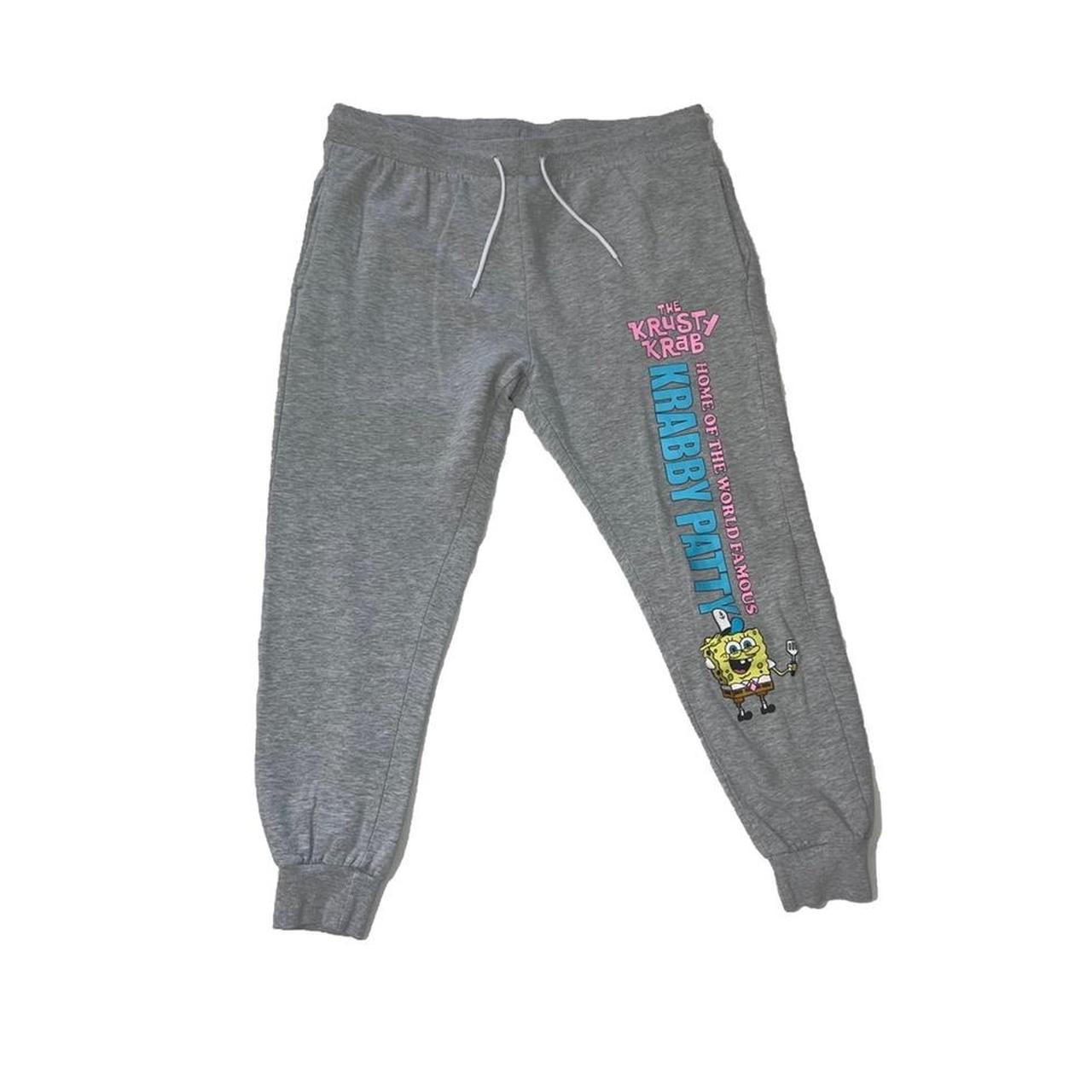 spongebob squarepants sweatpants. i m assuming these. Depop